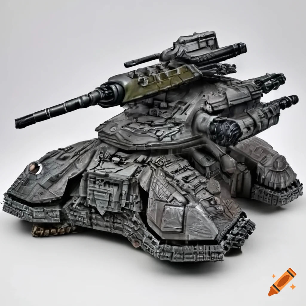 Wallpaper #PBeUPpMBPLD5_VEN9eCD212 Cybernetic Alien Tank with Six Legs and a Cannon on Craiyon