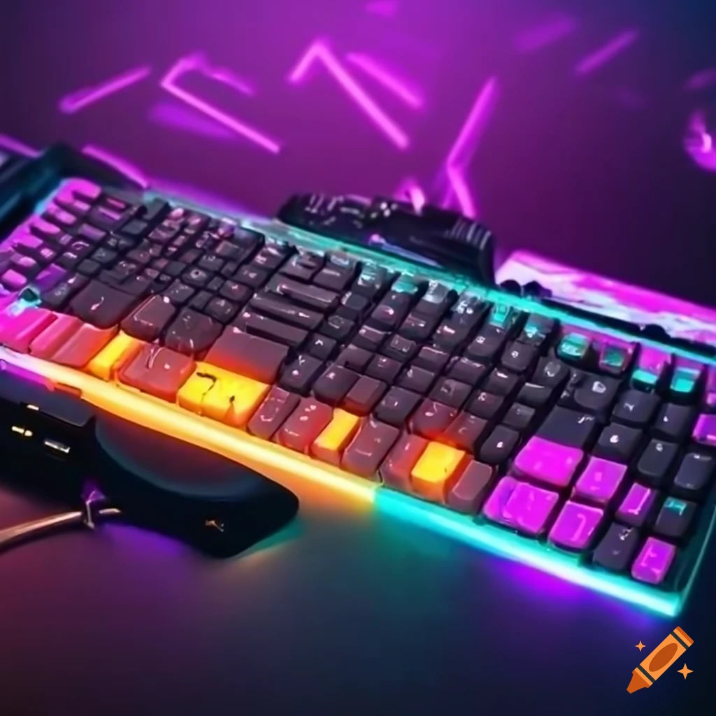 Wallpaper #I6WROJMBVBiSkHCaw44050 Cyberpunk Fusion of a Guitar and a Keyboard on Craiyon