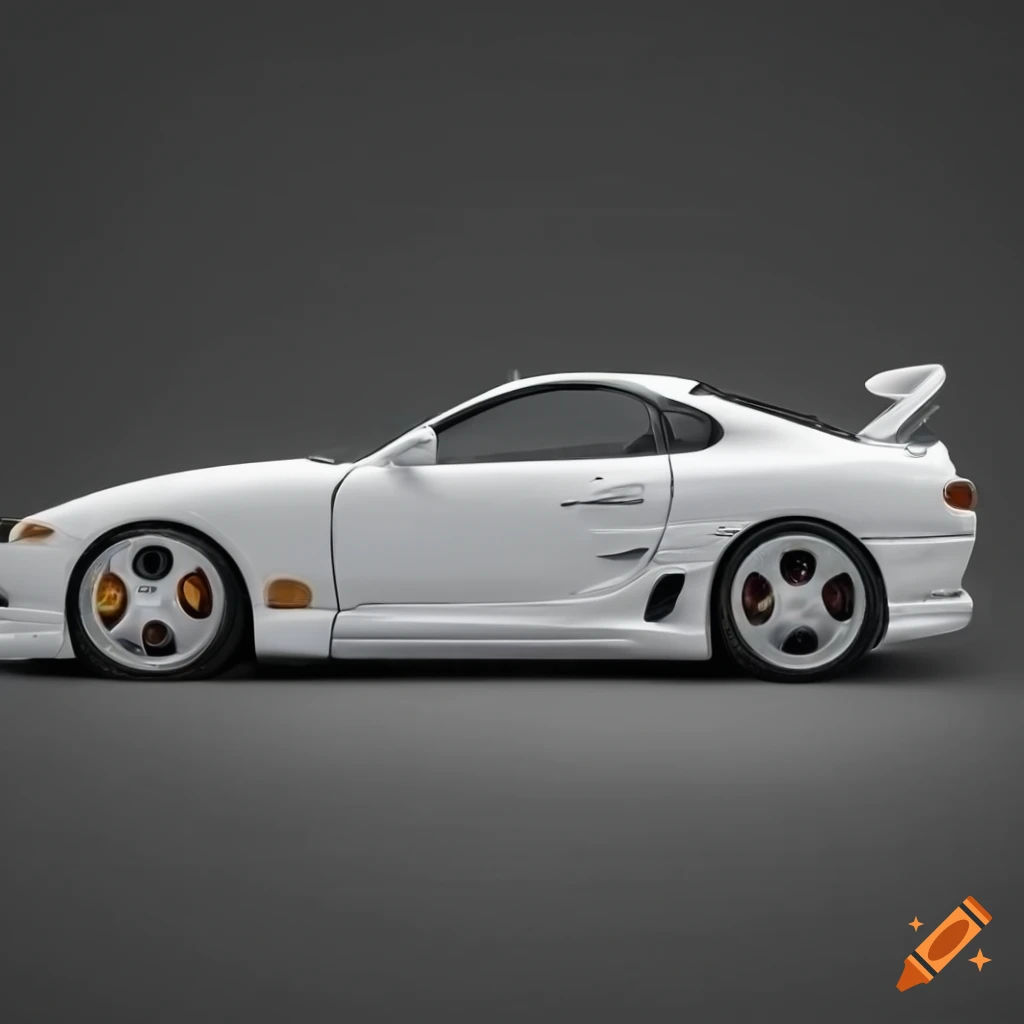 Wallpaper #lLhE15IBJvJKYCmE6OKP263 Side View of a White Supra Mk4