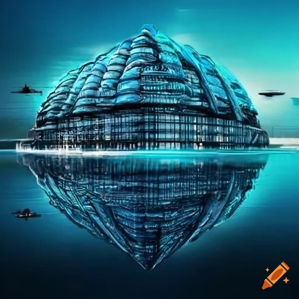 Wallpaper #Uu-TTJMBMN-XEVvVvD6d340 Futuristic Blockchain Rice Warehouse on Craiyon