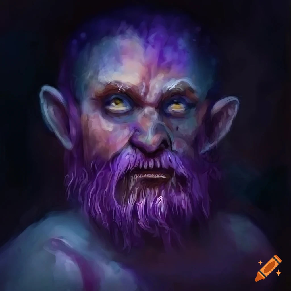 Wallpaper #avA6gJcBi4JM6agGWiFc153 Detailed Character Art of a Deep Dwarf in an Underground Cavern on Craiyon