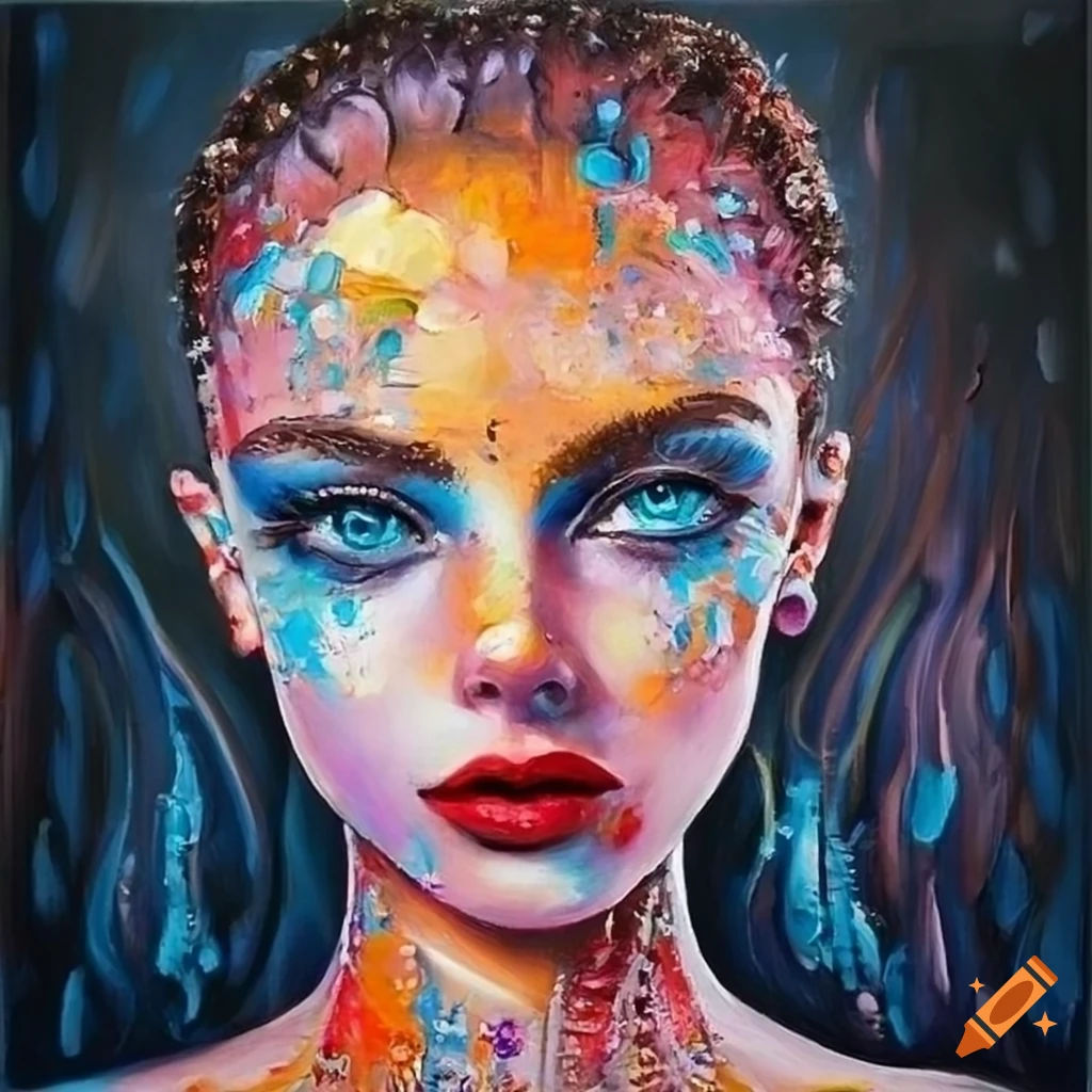 Wallpaper #W2g2IpMBSpphPi3-mTKk283 Elegant and Intricate Eyes in Oil on Canvas on Craiyon