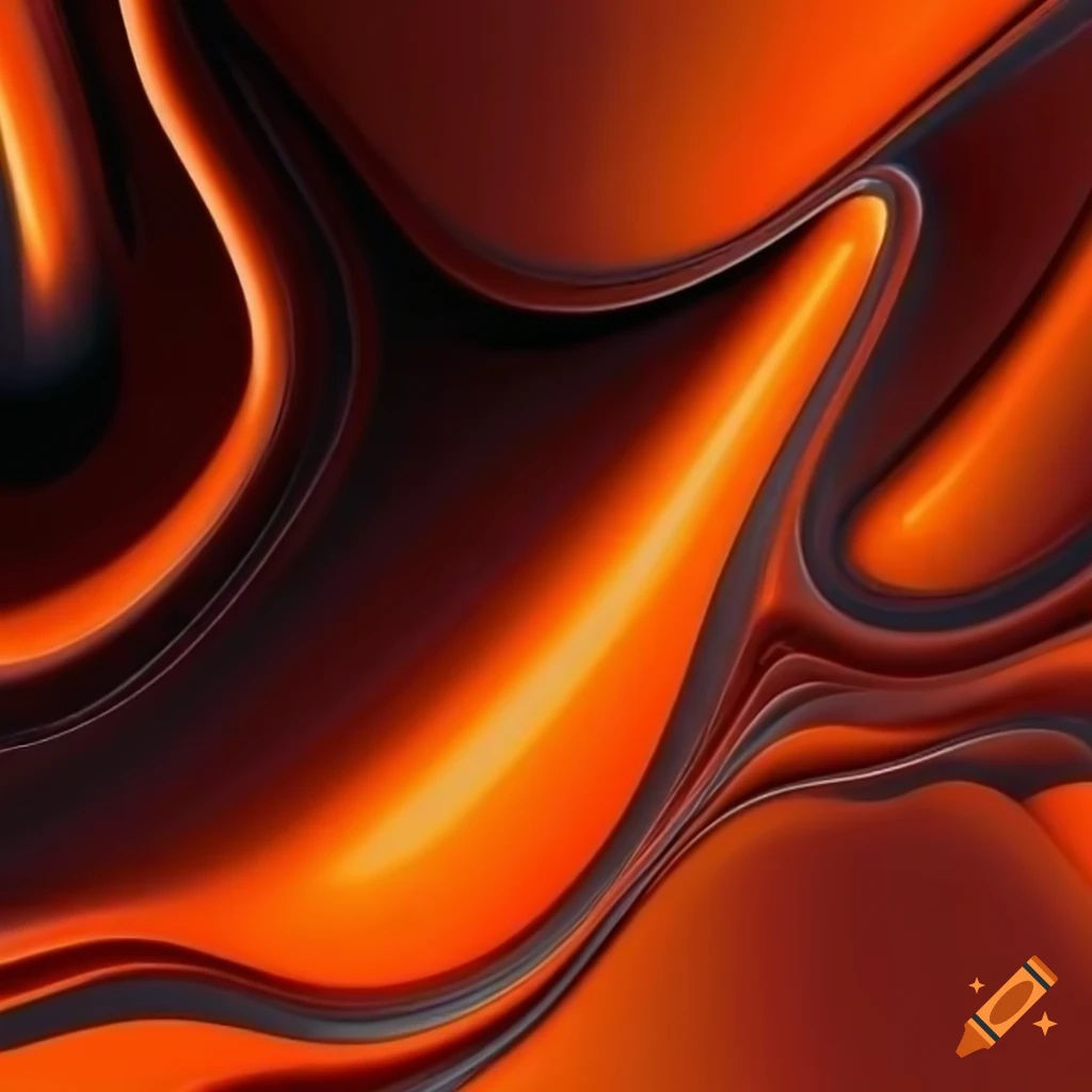 Wallpaper #aWdbBJMBSpphPi3--bfl205 Dark Orange and Red Colors 3D Abstract on Craiyon