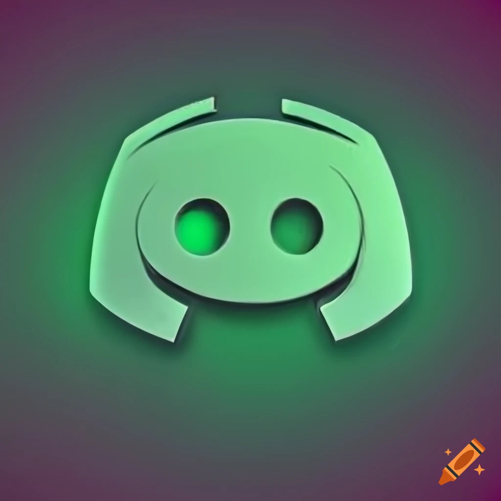 Wallpaper #YGixGZMBSpphPi3-7Bg2236 Green Discord Logo on Craiyon