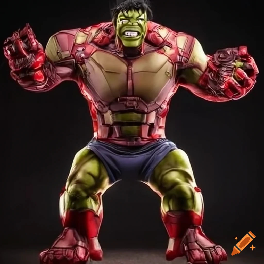 Wallpaper #jWfk_5IBSpphPi3-caRq96 A Big Hulk Like Ironman on Craiyon
