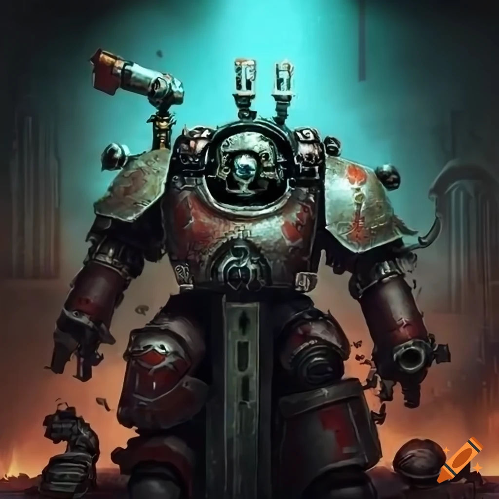 Wallpaper #w2h0G5MBSpphPi3-2R9s394 Warhammer 40k Mechanicus Cybernetics