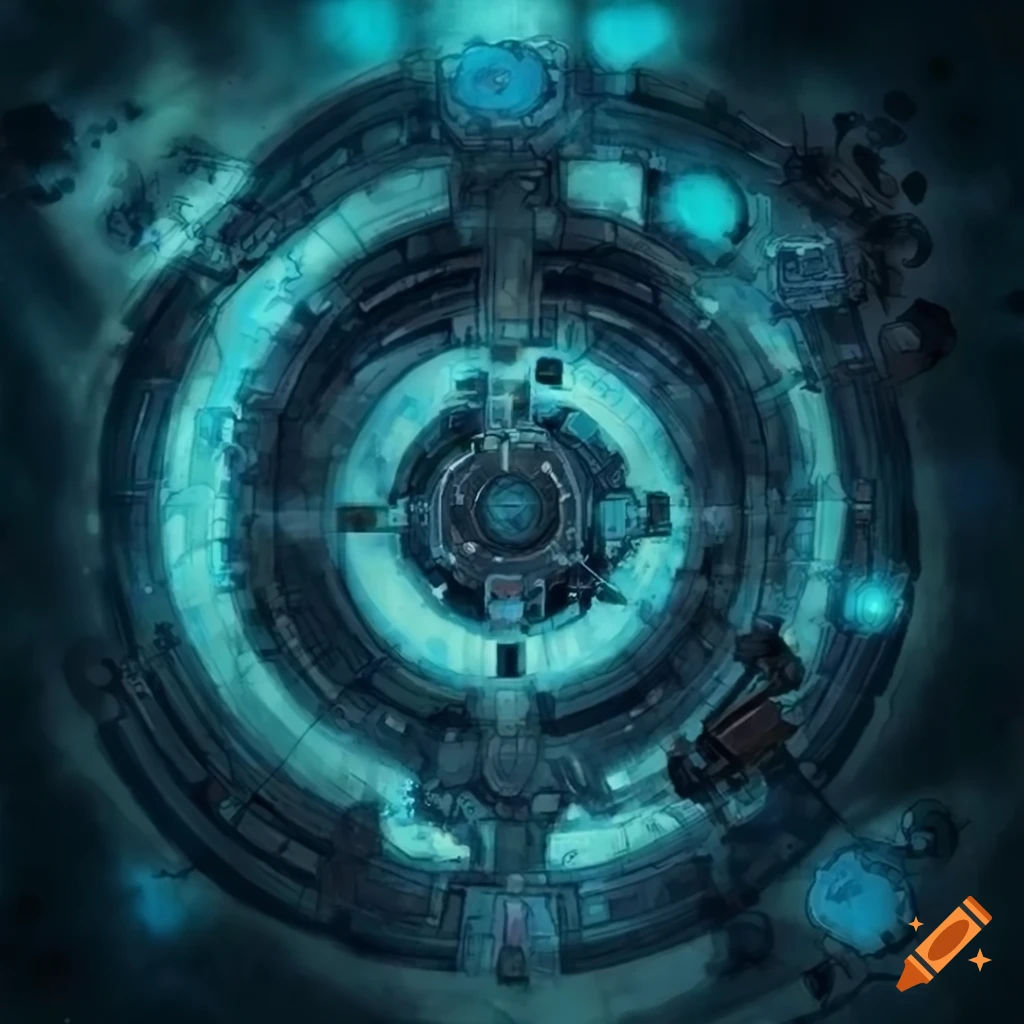 Wallpaper #nIIhQJMB0GiFKesMWcA4171 Space Station Tabletop Rpg Map on Craiyon