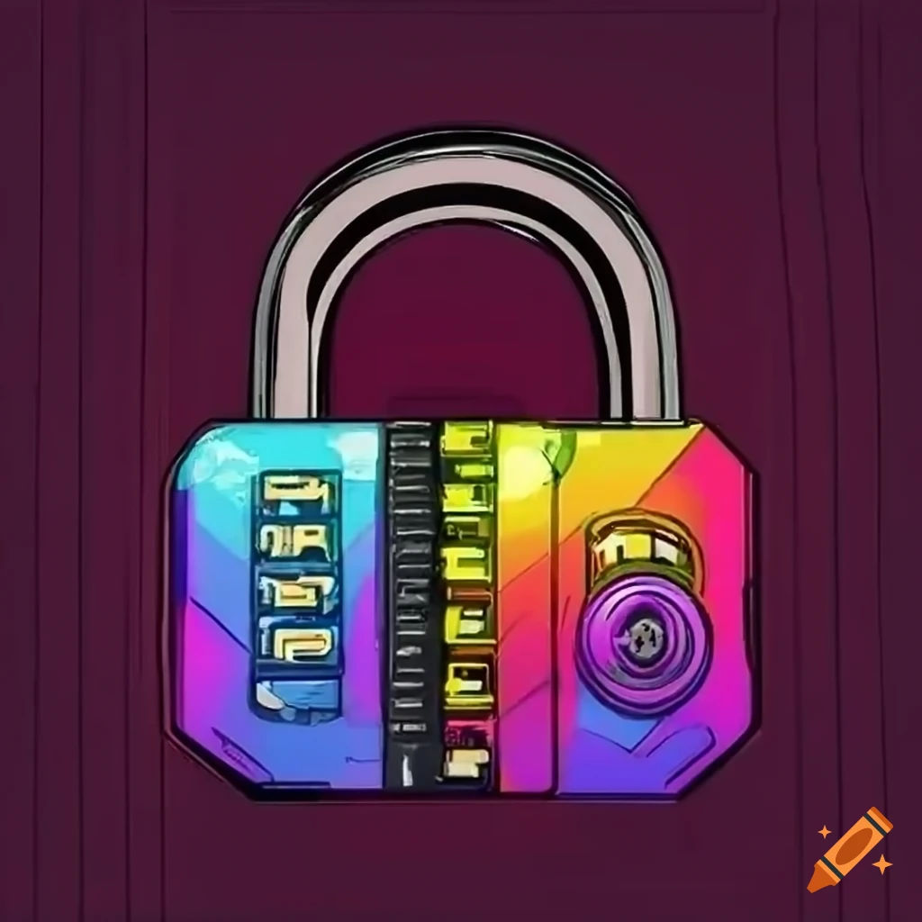 Wallpaper #B2dPEpMBSpphPi3-VfvS478 Futuristic Cyberpunk 2077 Style Combination Lock with Letters on Craiyon