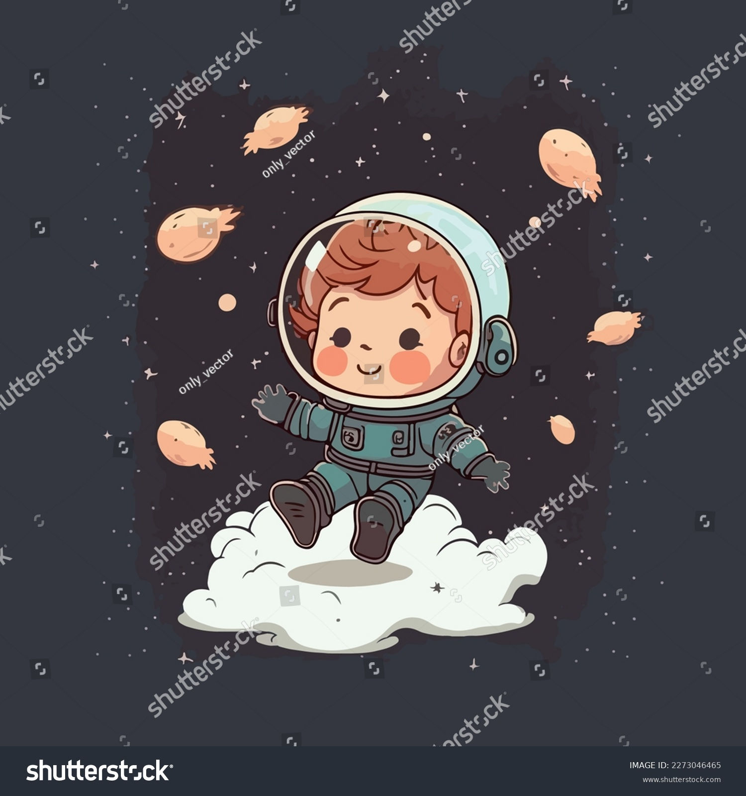 Wallpaper #CGc6B5MBSpphPi3-I8U6253 Young Boy Space Vector Graphics Illustration Stock Vector Royalty Free