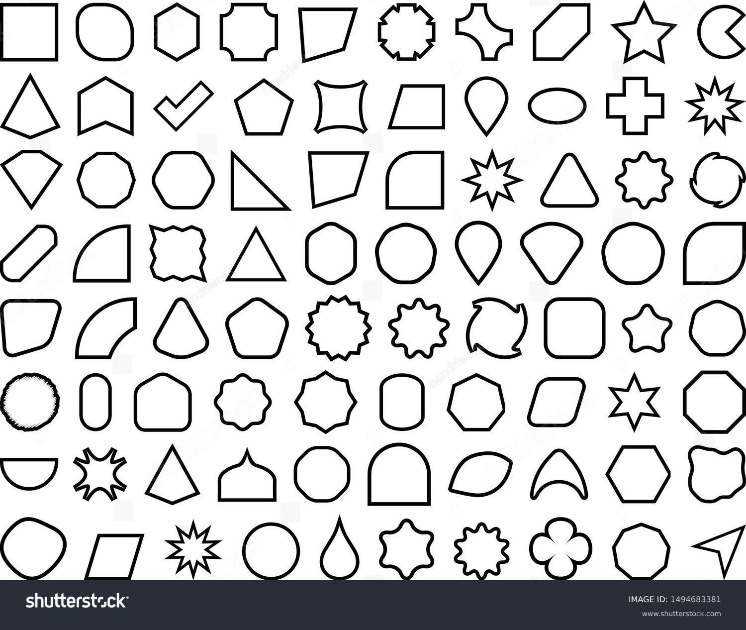 Wallpaper #5x2PLJMBlOZrFDOk38qJ252 15915 Basic Shapes Outline Royalty Free Images Stock Photos