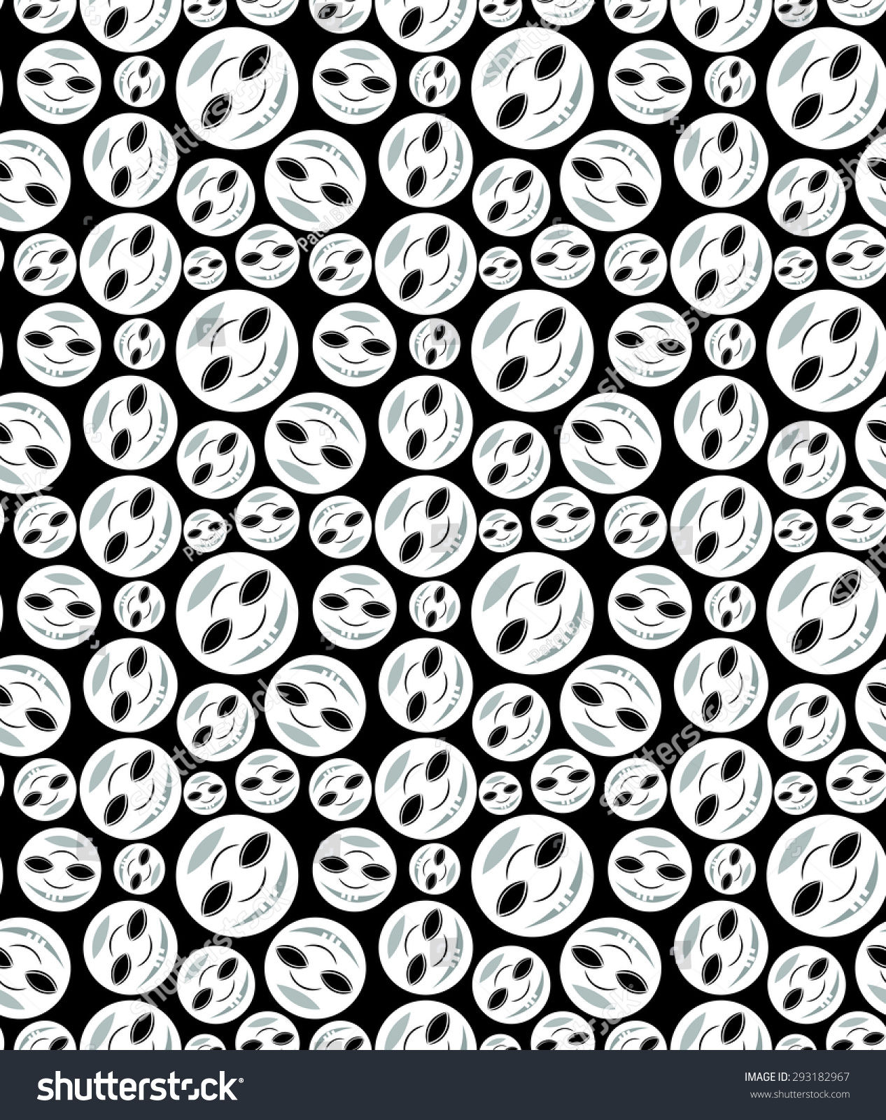 Wallpaper #PGiaG5MBSpphPi3-TiDb28 Faces Seamless Black Background Vector Cartoon Stock Vector Royalty