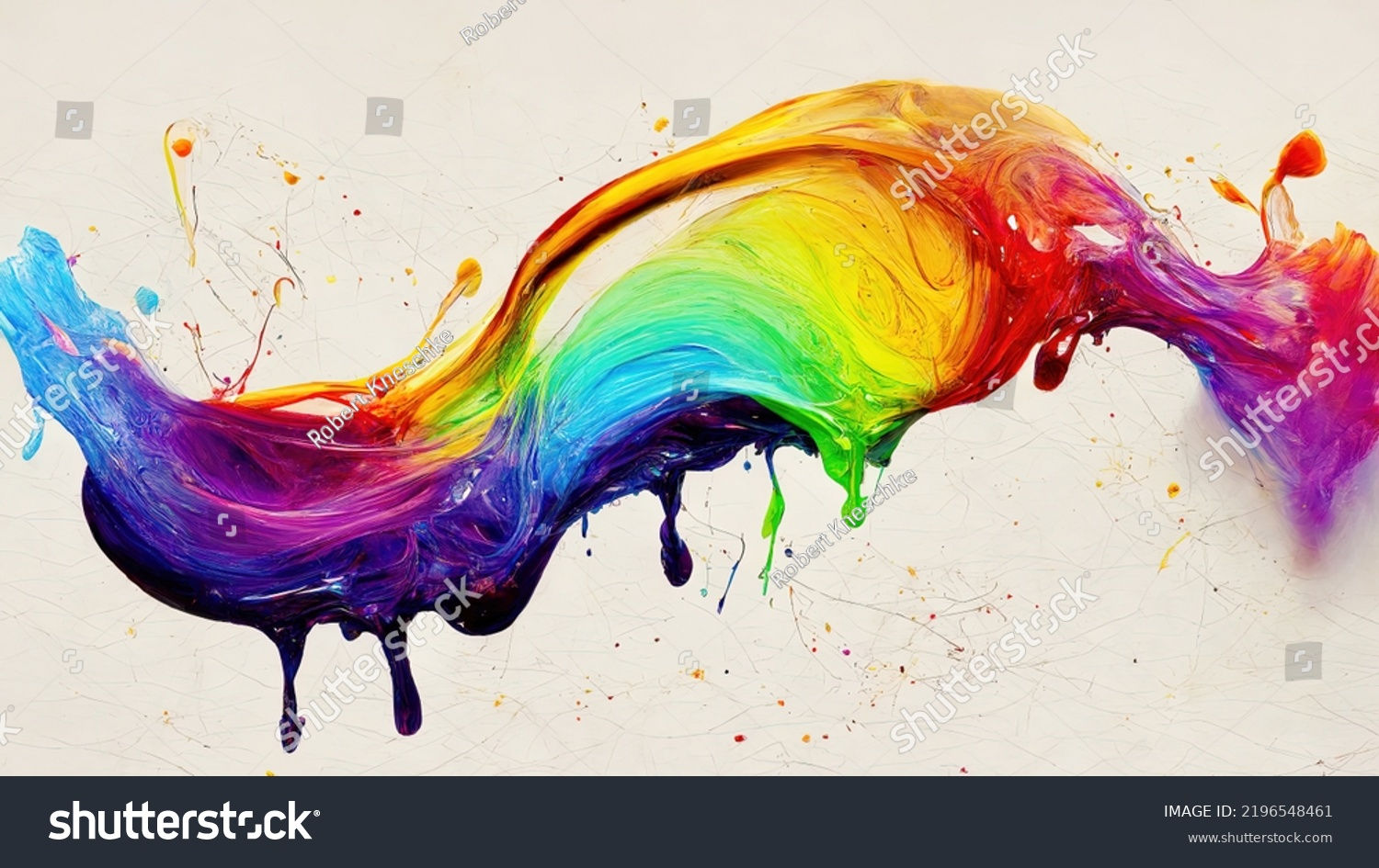 Wallpaper #fmcp65IBSpphPi3-I0r2171 Colorful Rainbow Colors Paint Splashes Wallpaper Stock Illustration