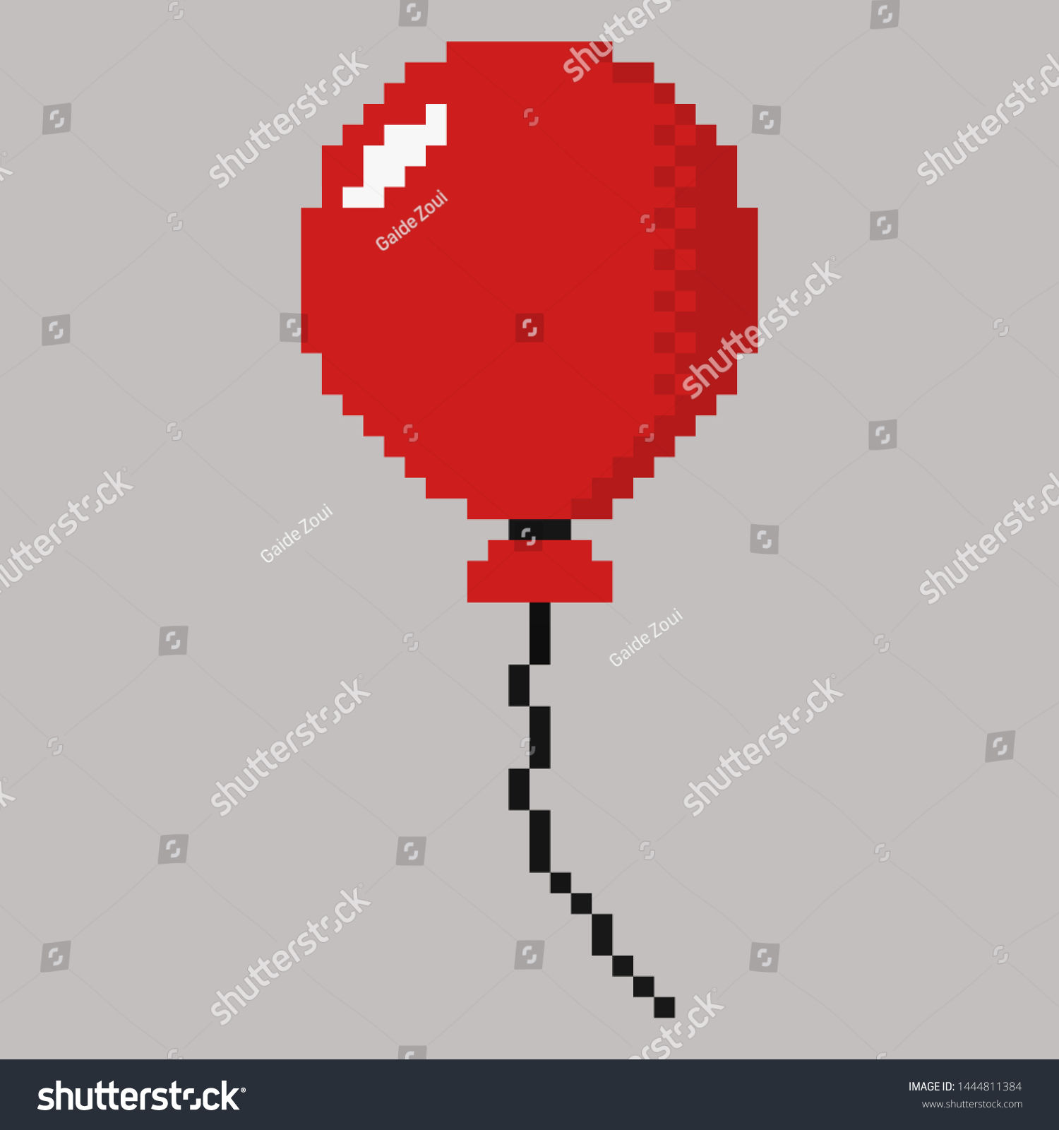 Wallpaper #a0D6MJMBJhL2WPbaiMSr137 Vector Balloon Icon Pixel Art Stock Vector Royalty Free 1444811384