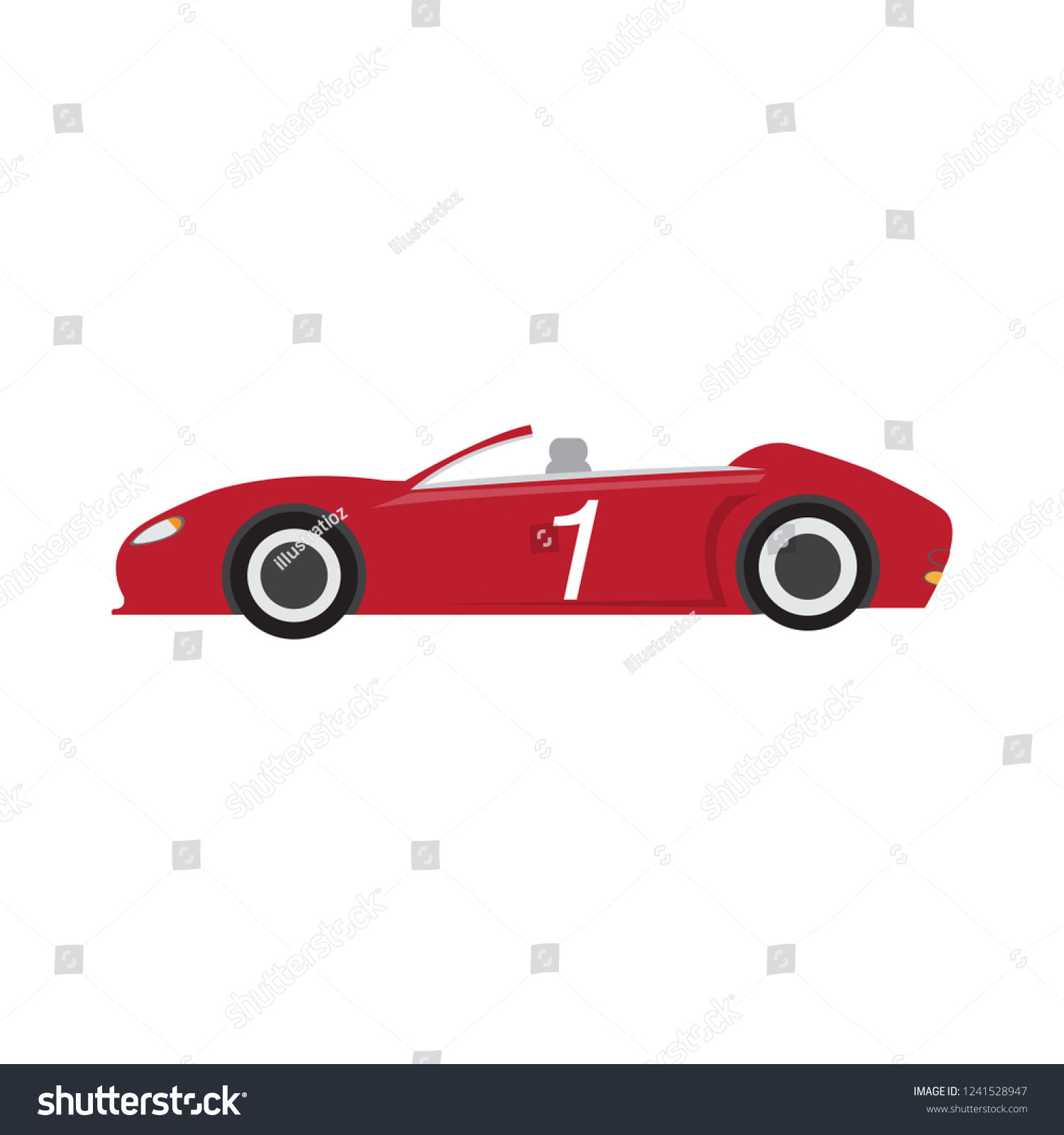 Wallpaper #omepDZMBSpphPi3-A-Z682 Side View Racing Car Vector Illustration Stock Vector Royalty Free
