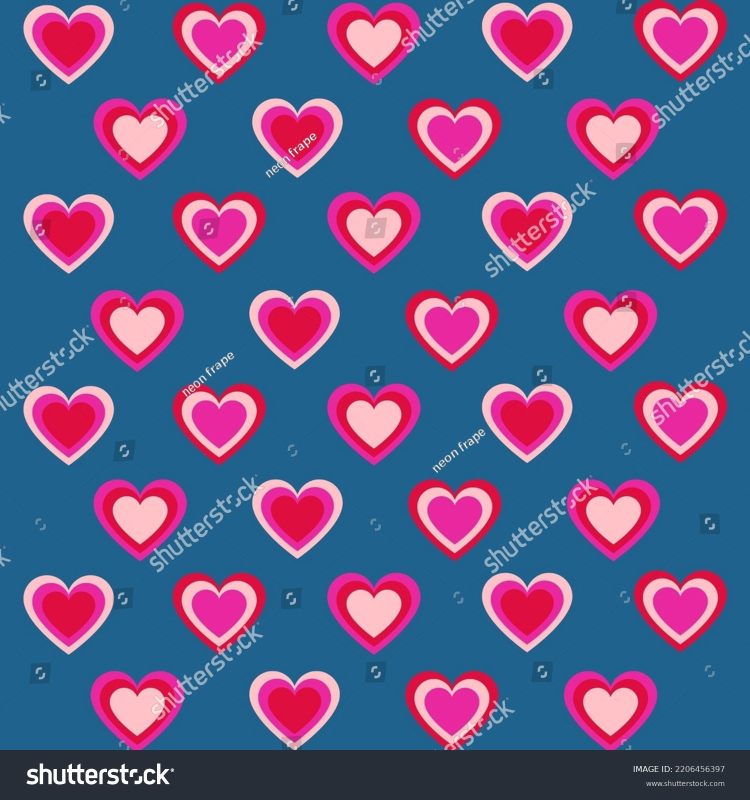 Wallpaper #tGeU55IBSpphPi3-kjik166 Pink Hypnotic Heart Y2k Pattern Blue Stock Illustration 2206456397