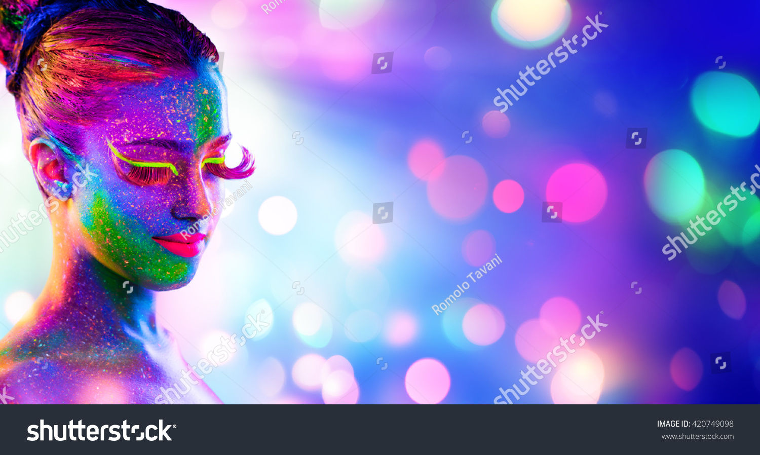 Wallpaper #5SYJmJcBNyflpn9rL4Zp99 2390 Neon Face Painting Images Stock Photos Vectors Shutterstock