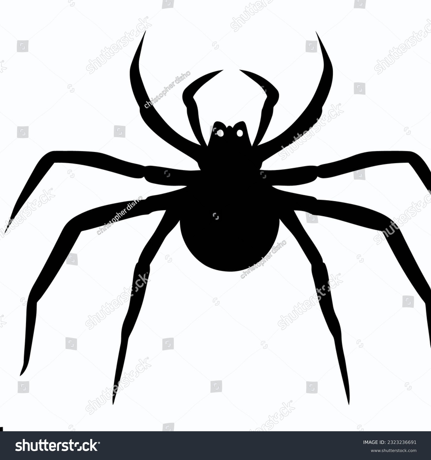 Wallpaper #RPS3OZMBKFX8bn3r6ncE212 Spider Vector Vector Image Spider Black Stock Vector Royalty Free