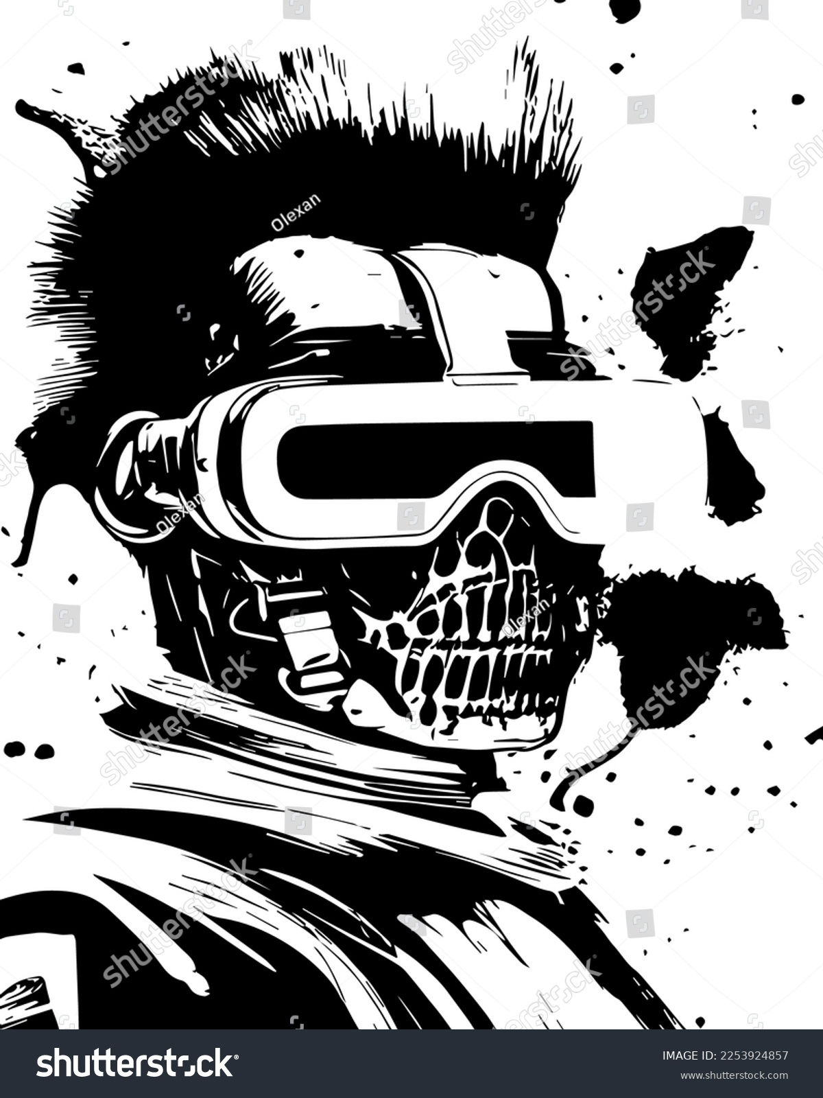 Wallpaper #L22bbJcBycdYOYFTC3Pc56 Cyberpunk Post Apocalypse Characters Concept Eps Stock Vector Royalty