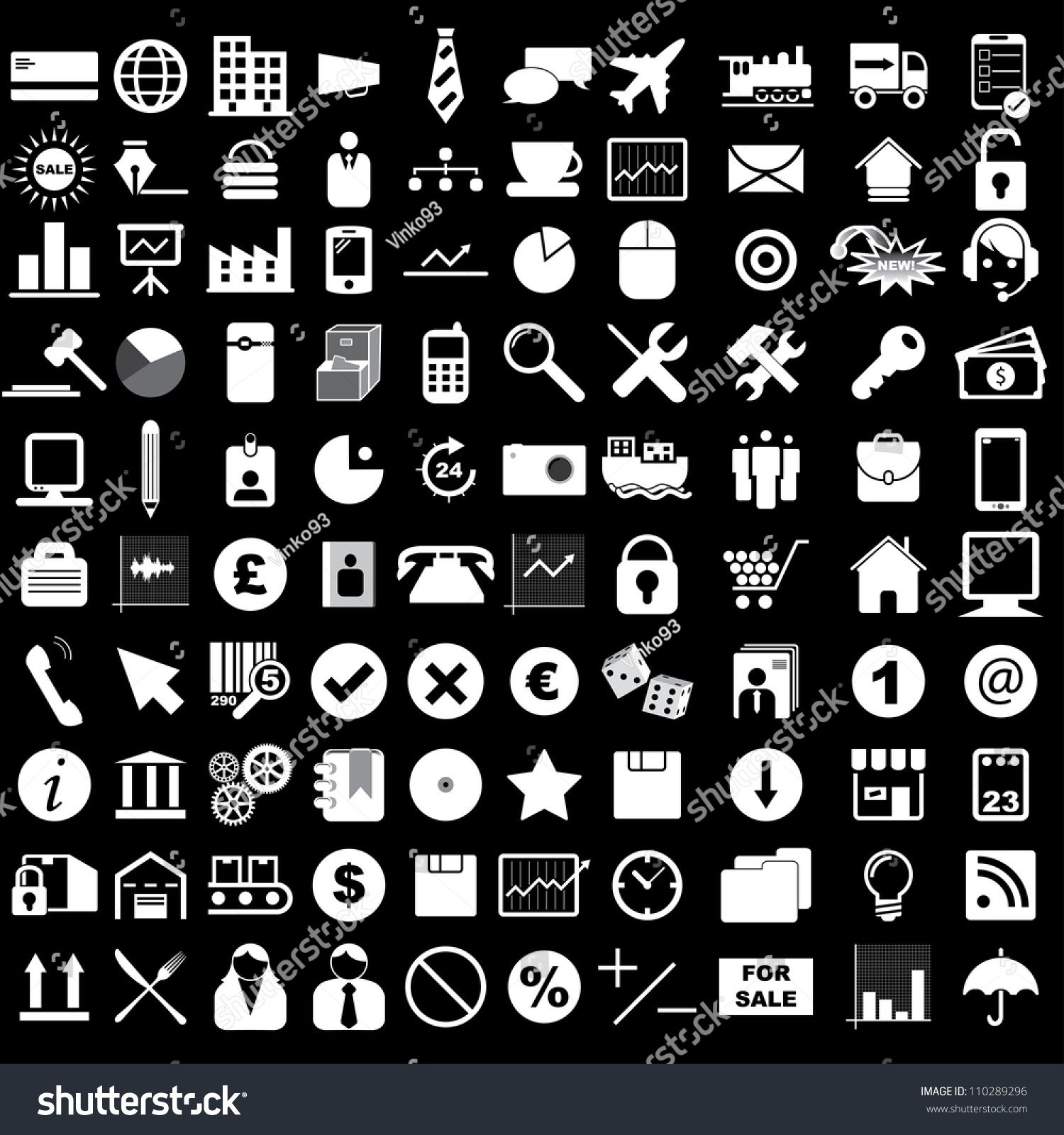Wallpaper #wZyy4ZIBZHQxiYarrLy4260 Vector Illustration Business Icons Stock Vector Royalty Free