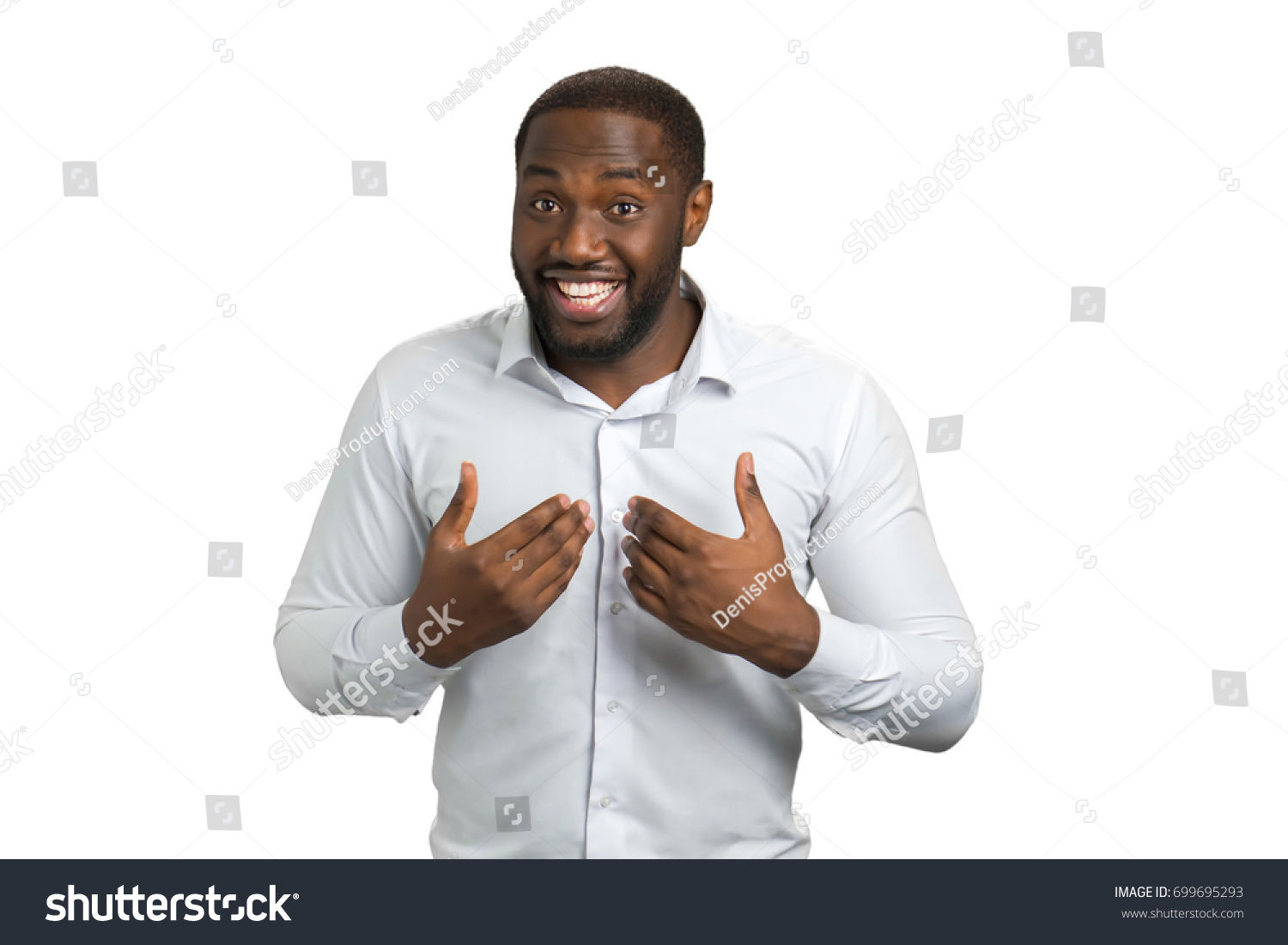 Wallpaper #LJz34JIBZHQxiYararks155 Smiling Man Pointing Himself Two Hands Stock Photo 699695293 Shutterstock