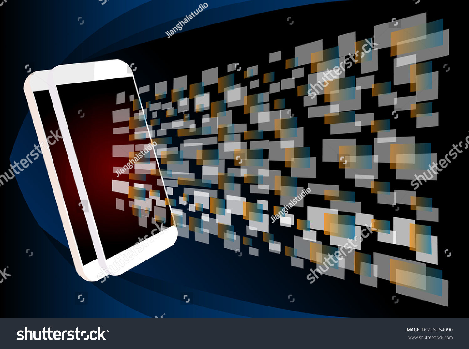 Wallpaper #zmfP-5IBSpphPi3-dpXT111 Stylish Futuristic Phone Concept Design Stock Vector Royalty Free