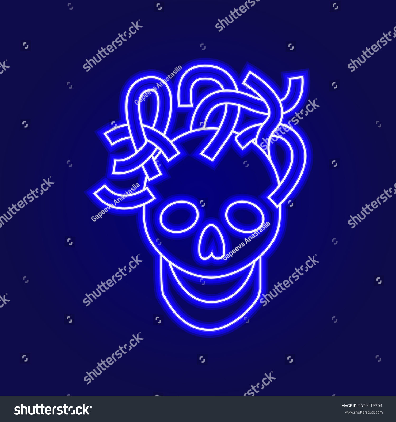 Wallpaper #OGiSHJMBSpphPi3-1yPm293 Cyberpunk Skull Wires Outline Icon Futuristic