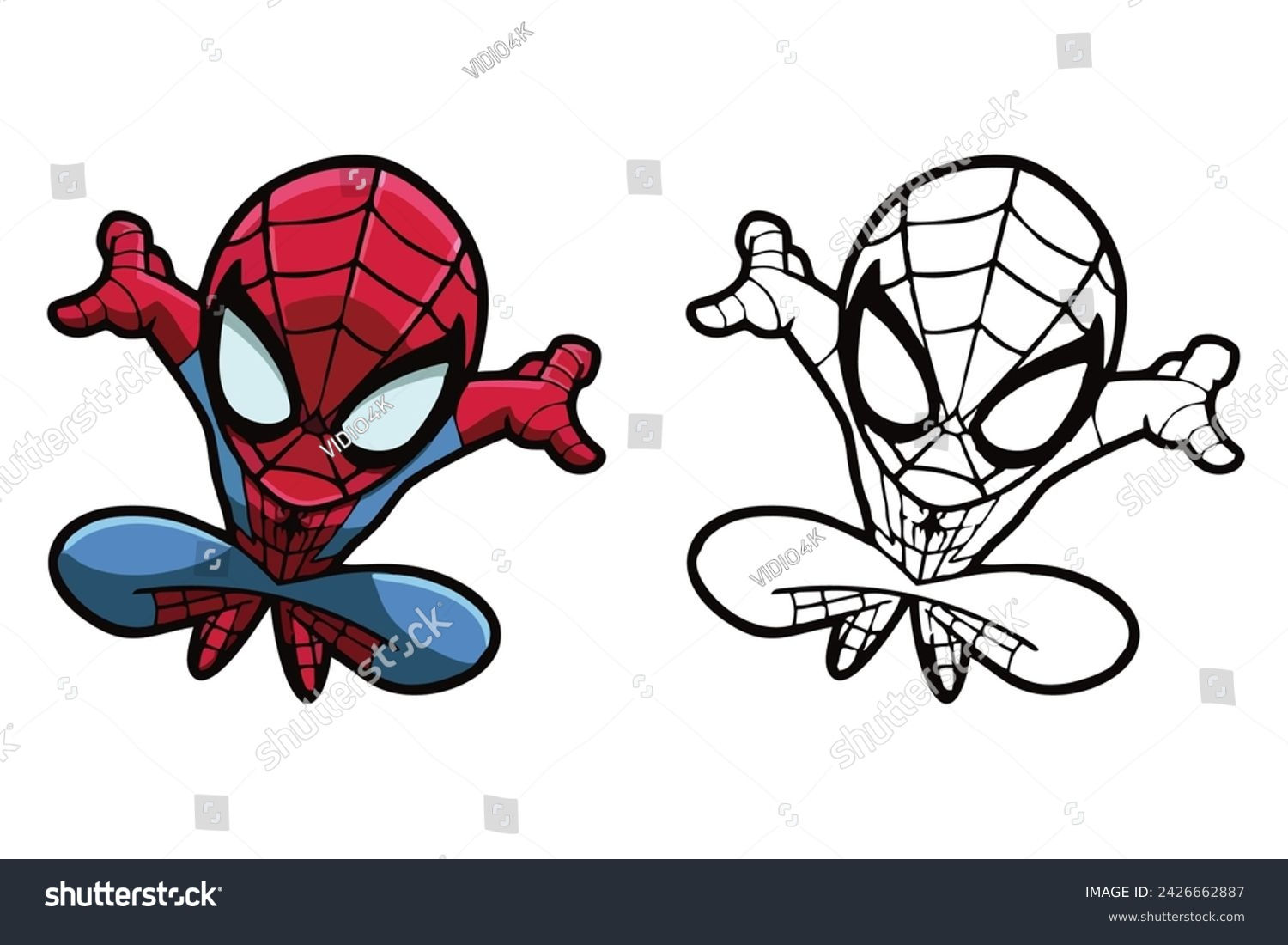 Wallpaper #IlZZepcBsd6xcFiEjdzw52 Spiderman Et Venin Chibi