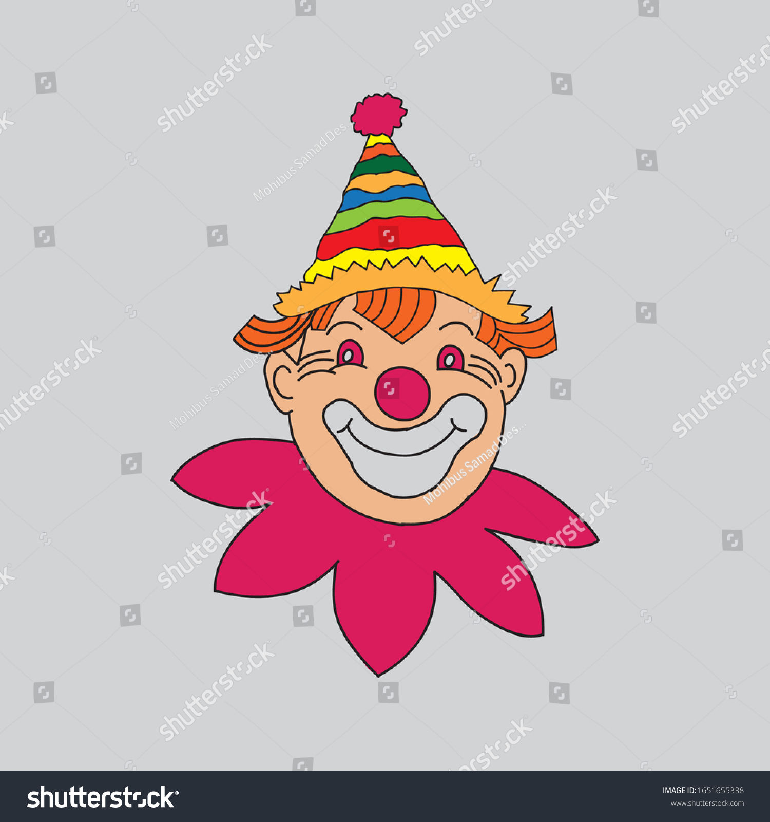 Wallpaper #nsYHM5MBVgN6TXj6WnfQ293 Funny Colorful Joker Drawing Cartoon Stock Vector Royalty Free