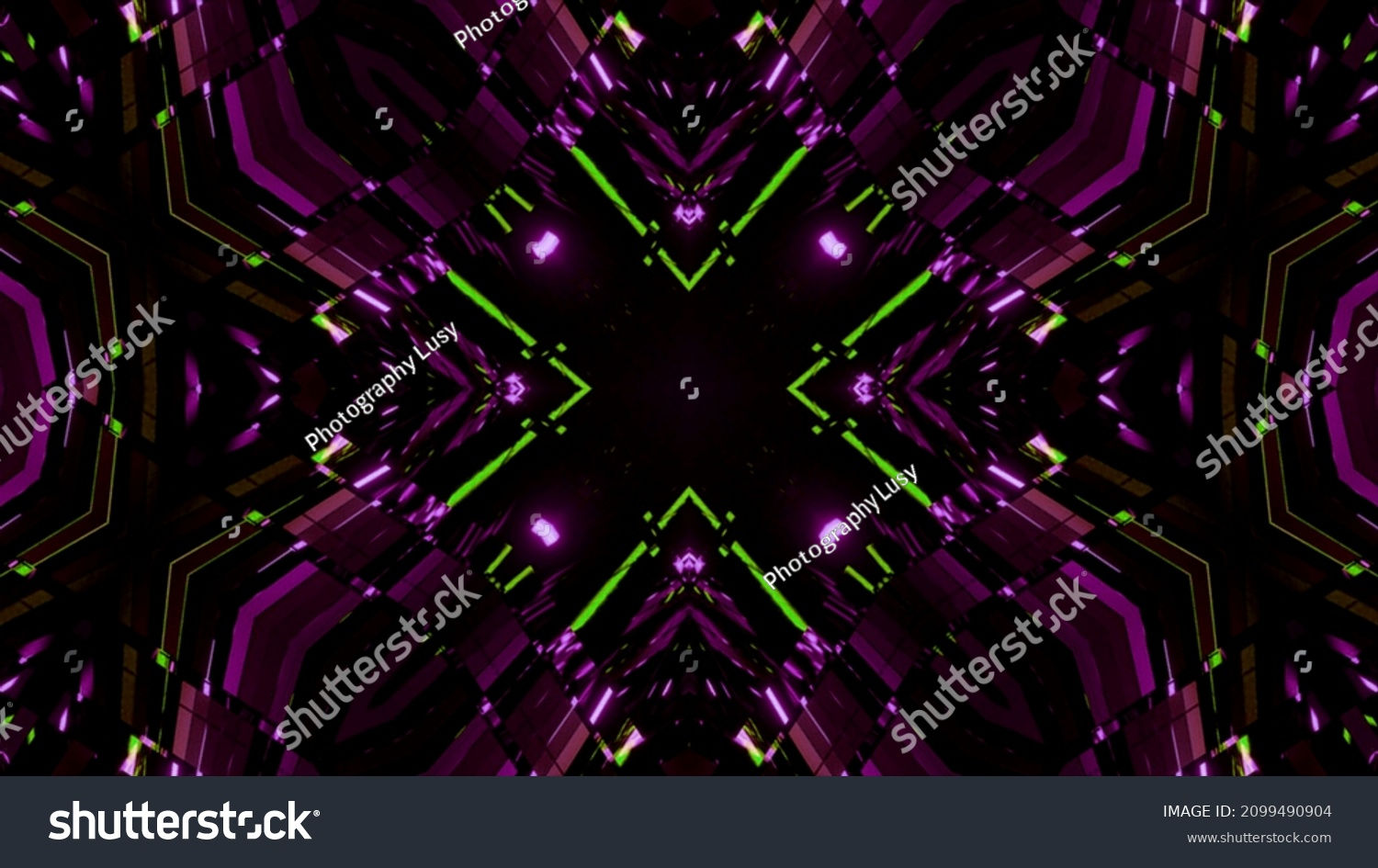 Wallpaper #32gqF5MBSpphPi3-sA2h289 Neon Disco Lights Futuristic Hitech Sci Stock Illustration 2099490904