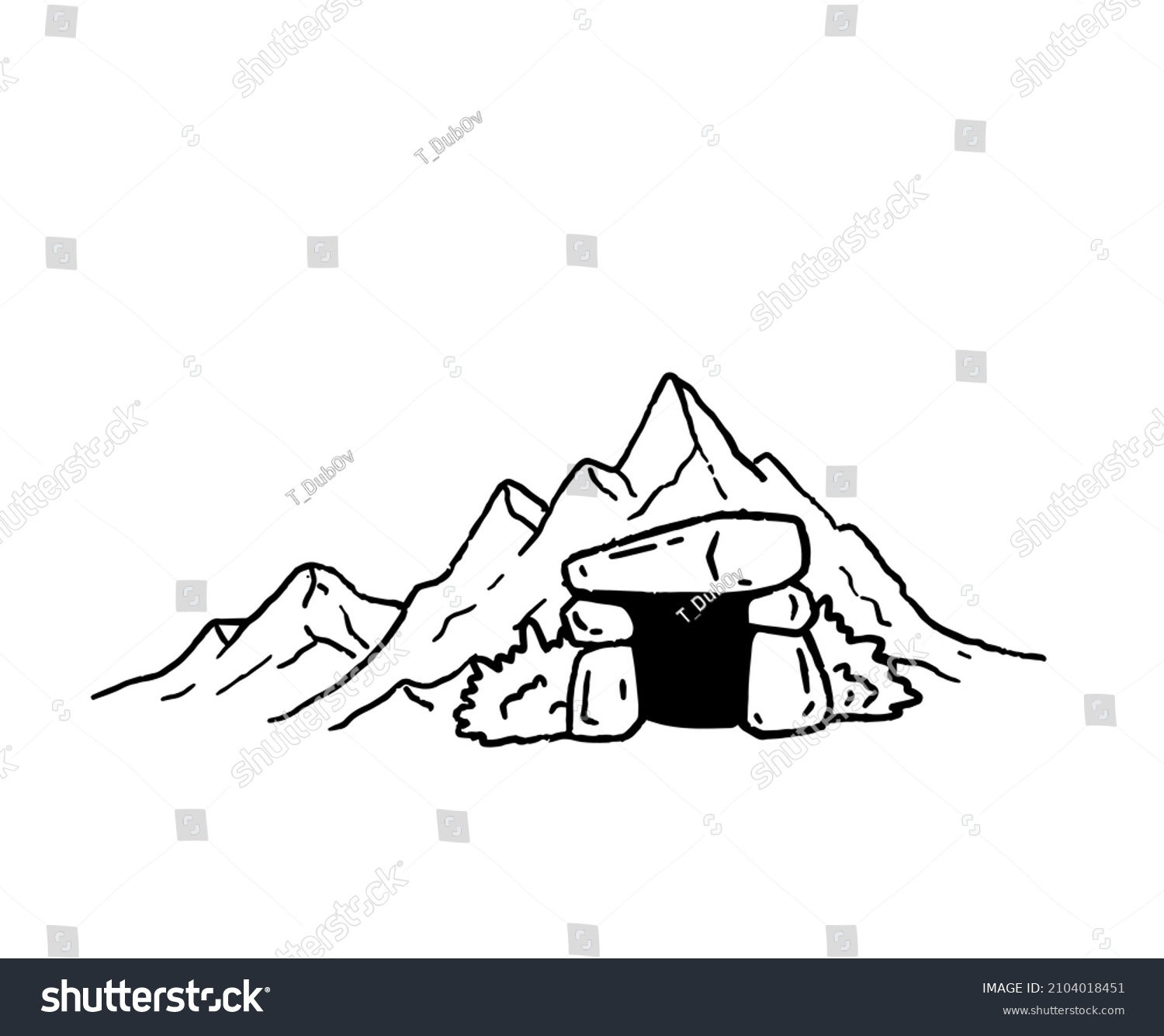 Wallpaper #6lZ8eJcBsd6xcFiEm9rx174 4870 Cave Sketch Images Stock Photos Vectors Shutterstock