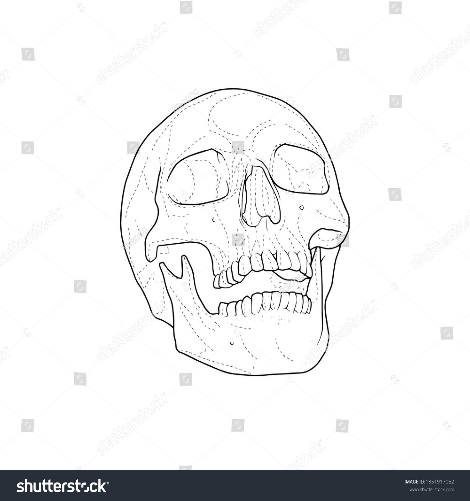 Wallpaper #zmdTDpMBSpphPi3-C-l3121 Simple Skull Stencil
