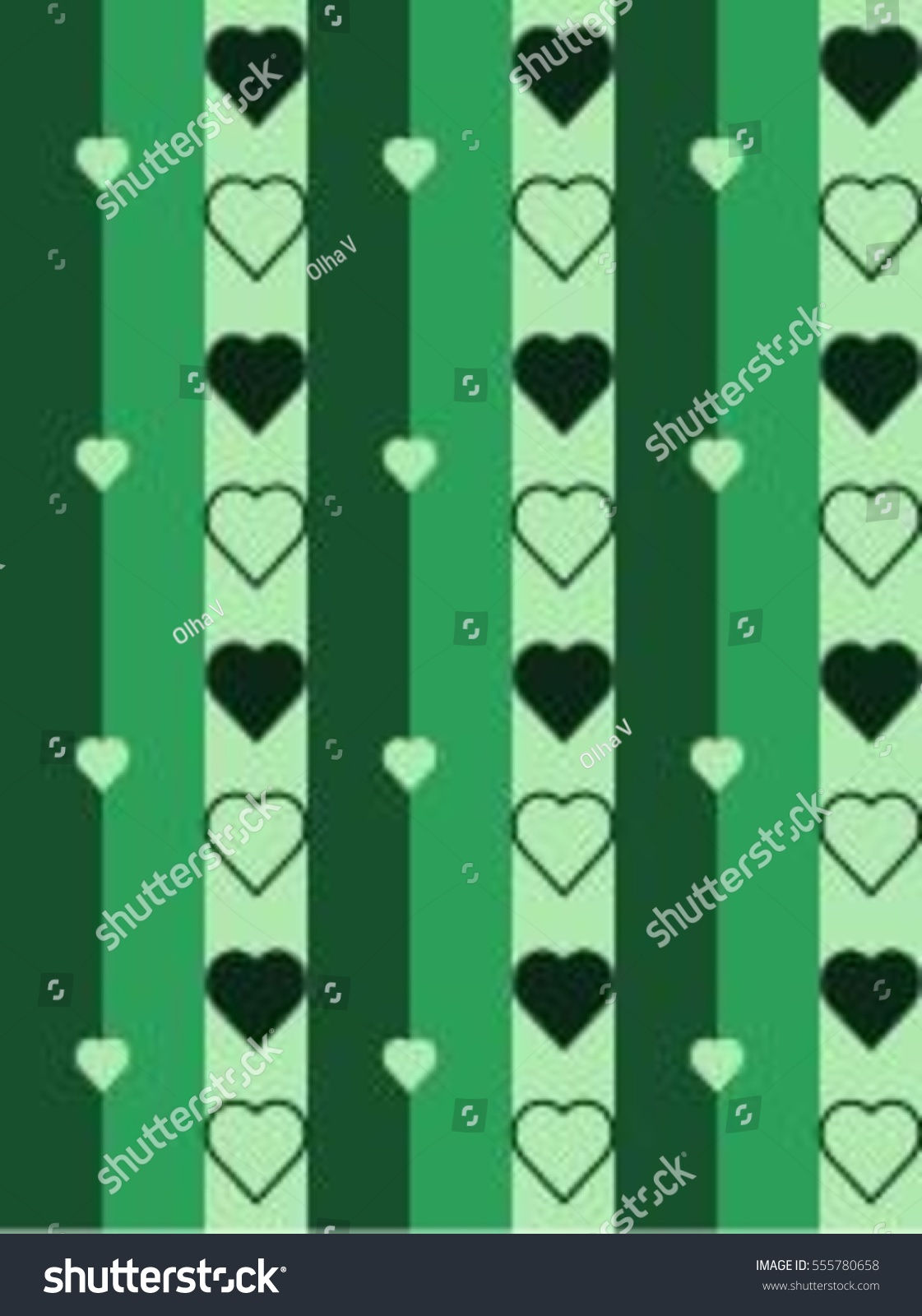 Wallpaper #Tmd395IBSpphPi3-tobx36 Green Hearts Pattern Stock Vector Royalty Free 555780658 Shutterstock