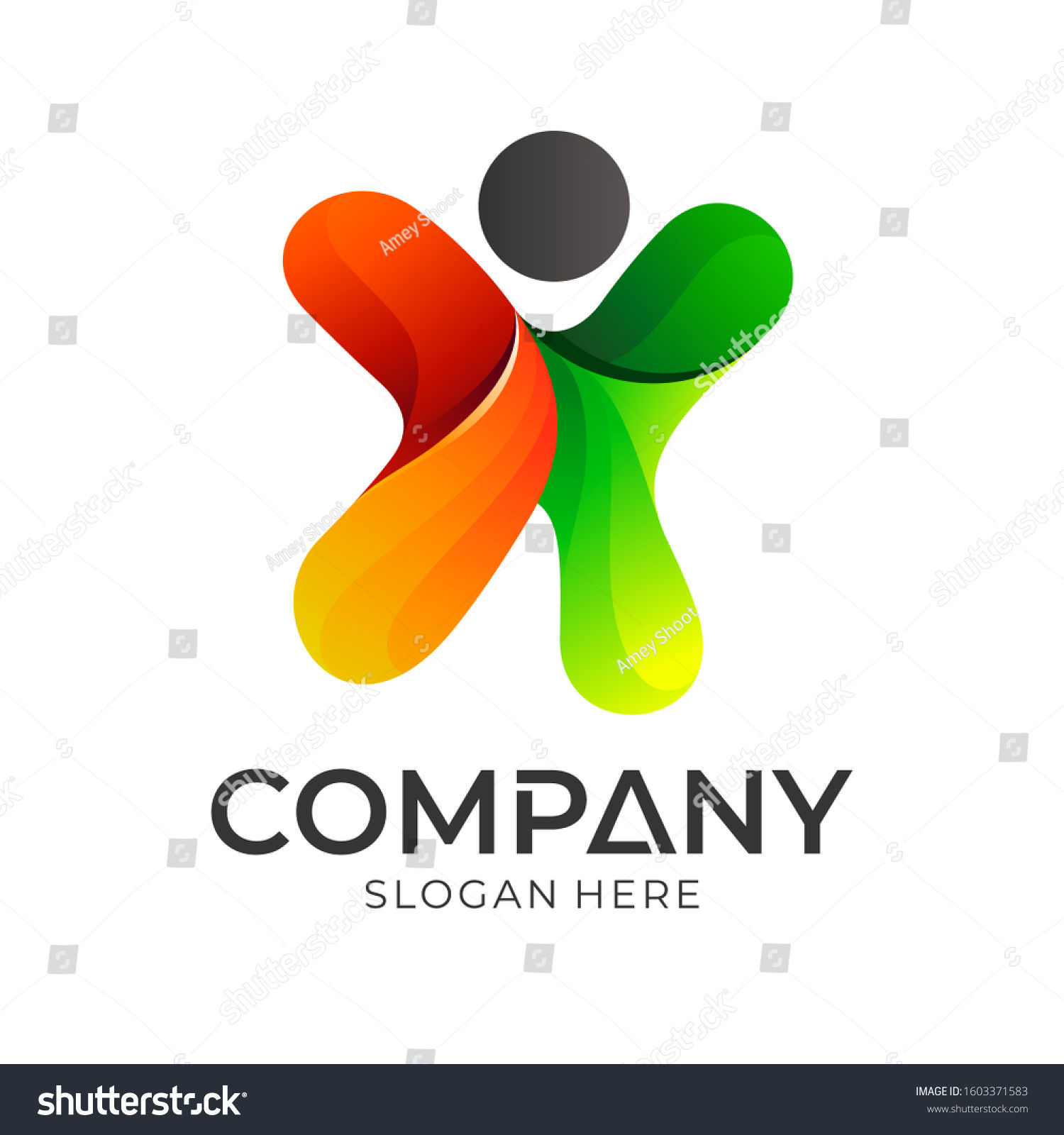 Wallpaper #qx07LZMBlOZrFDOk4M_h55 Kids 3D Colorful Logo Design Modern Vector De Stock Libre De Regalias