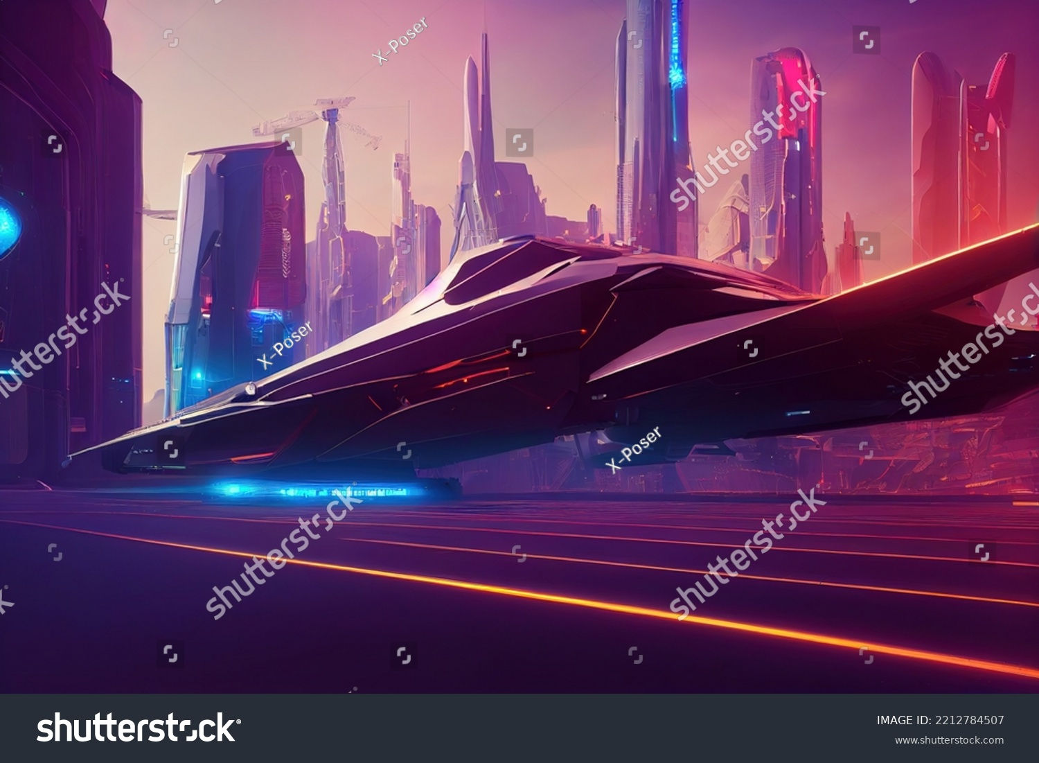 Wallpaper #PKeVMpMBlSzal8H1Ttud62 180 Cyberpunk City Ship Images Stock Photos Vectors Shutterstock