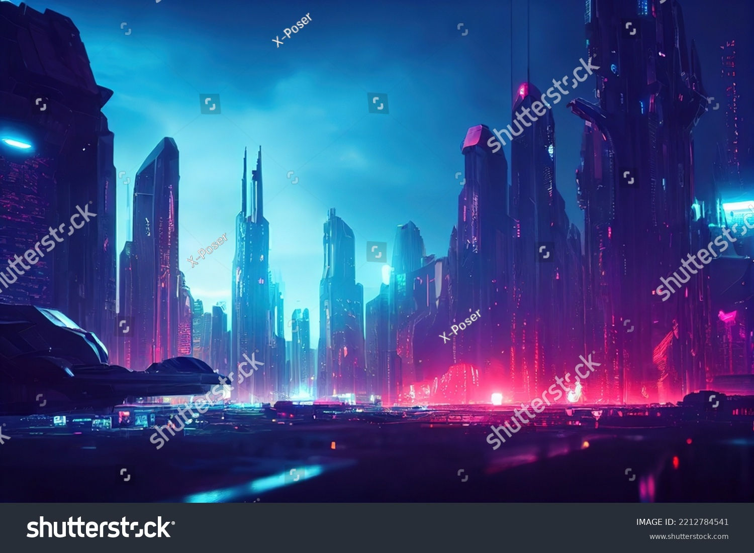 Wallpaper #PKeVMpMBlSzal8H1Ttud105 180 Cyberpunk City Ship Images Stock Photos Vectors Shutterstock