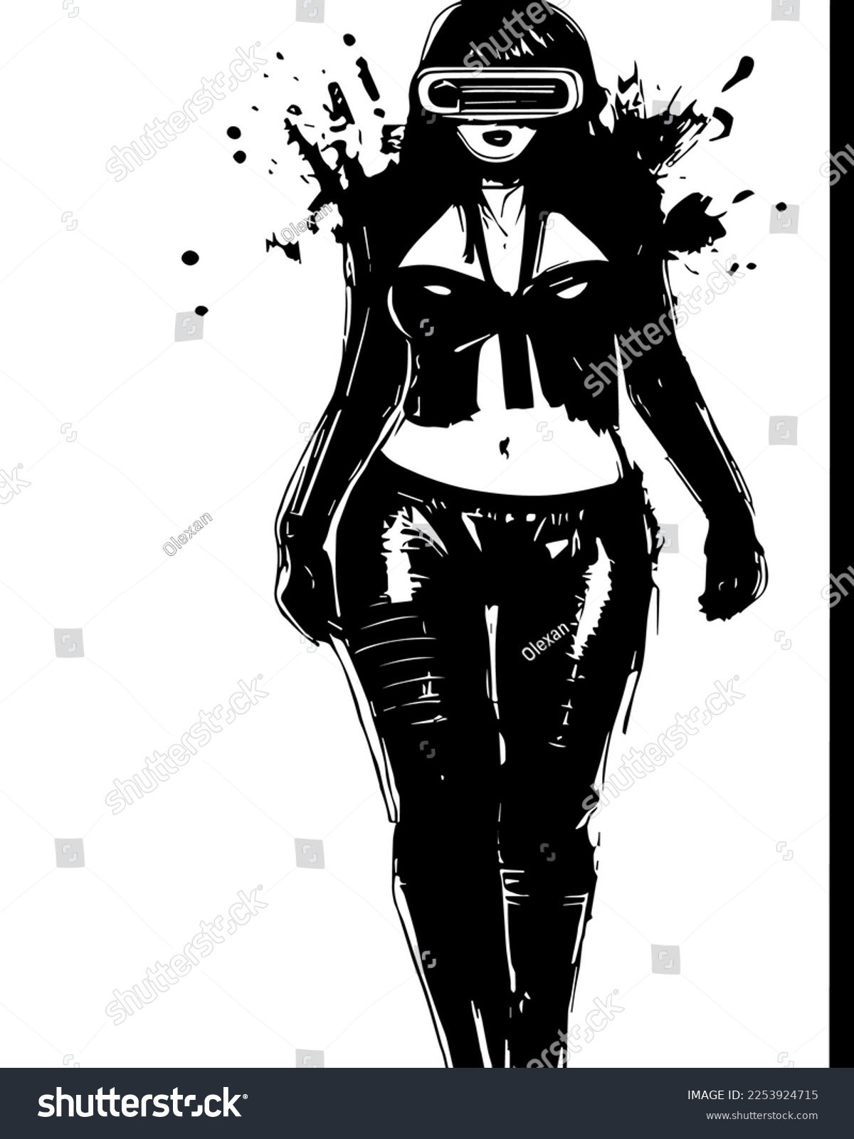 Wallpaper #L22bbJcBycdYOYFTC3Pc70 Cyberpunk Post Apocalypse Characters Concept Eps Stock Vector Royalty