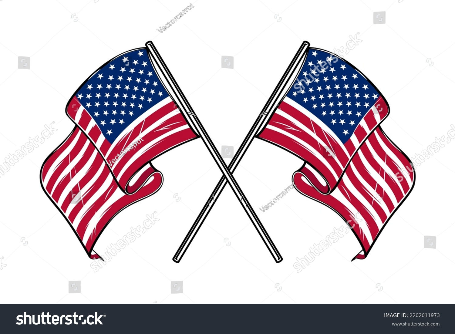 Wallpaper #de5b9 Premium Vector Minimalist American Flag Illustration Drawn with a