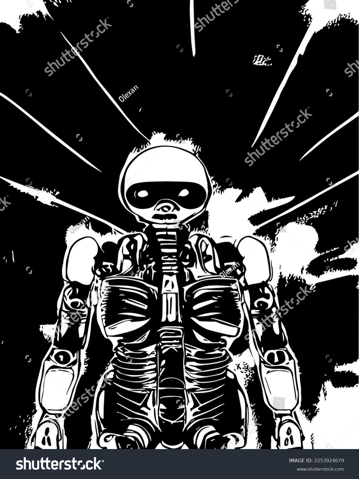 Wallpaper #L22bbJcBycdYOYFTC3Pc41 Cyberpunk Post Apocalypse Characters Concept Eps Stock Vector Royalty