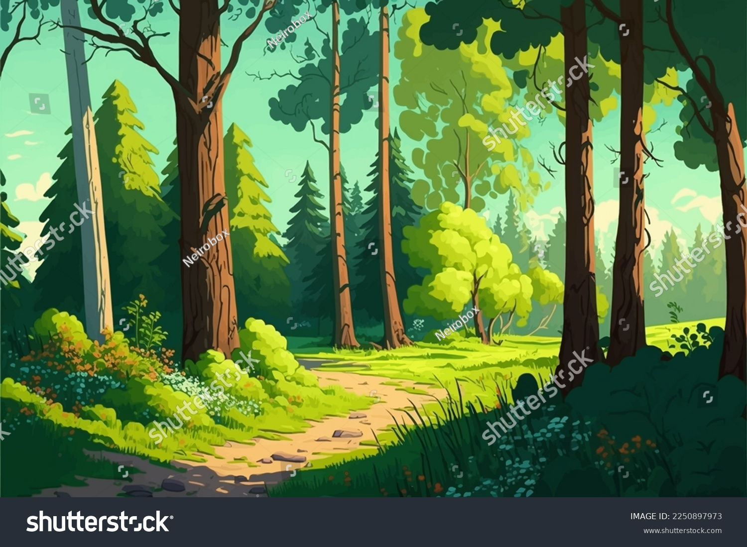 Wallpaper #lGcDC5MBSpphPi3-T9ct10 4376184 Summer Spring Forest Images Stock Photos Vectors