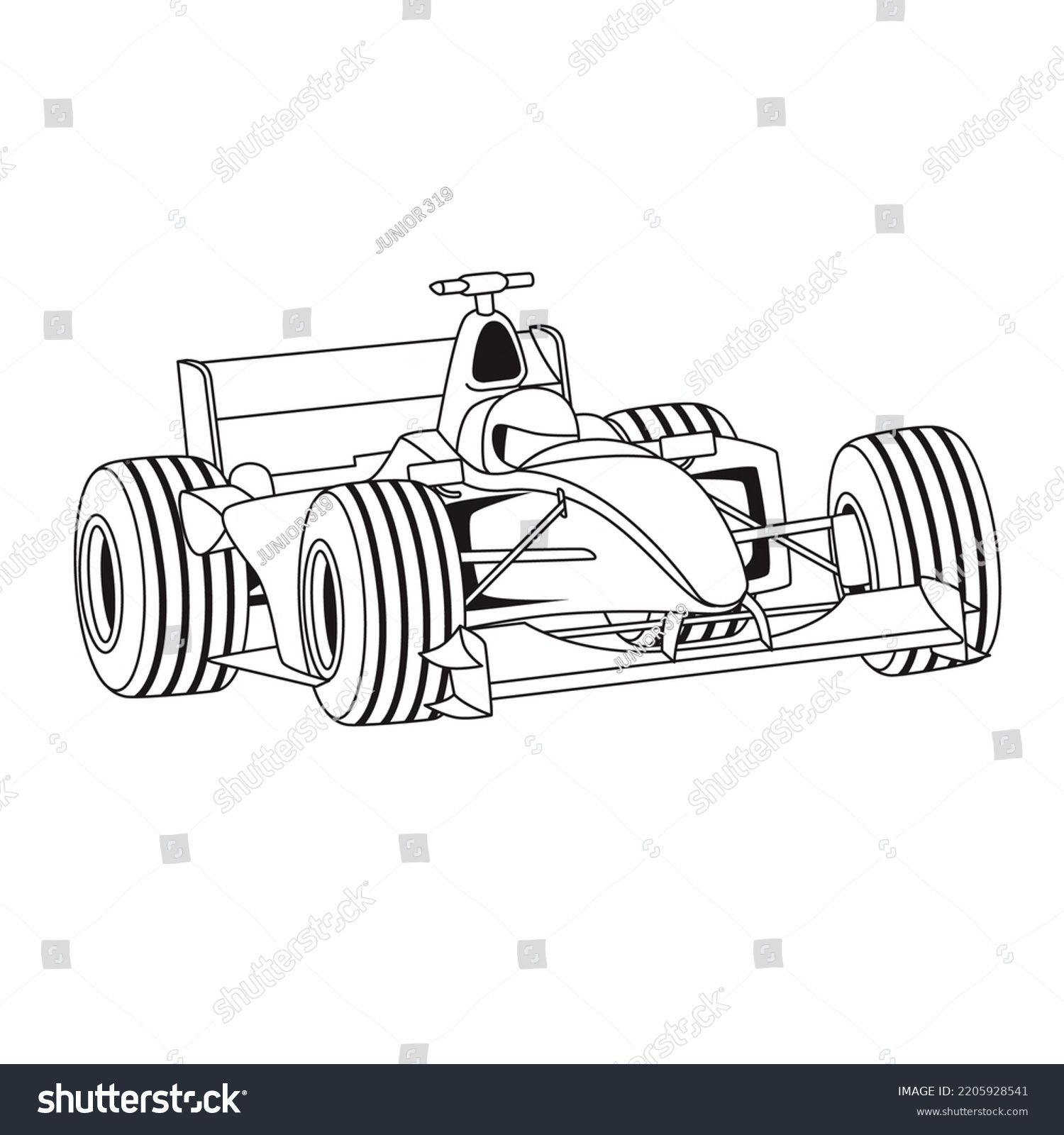 Wallpaper #LWhDF5MBSpphPi3-4A7T292 Drawing Black White Sport Car Formula Stock Vector Royalty Free