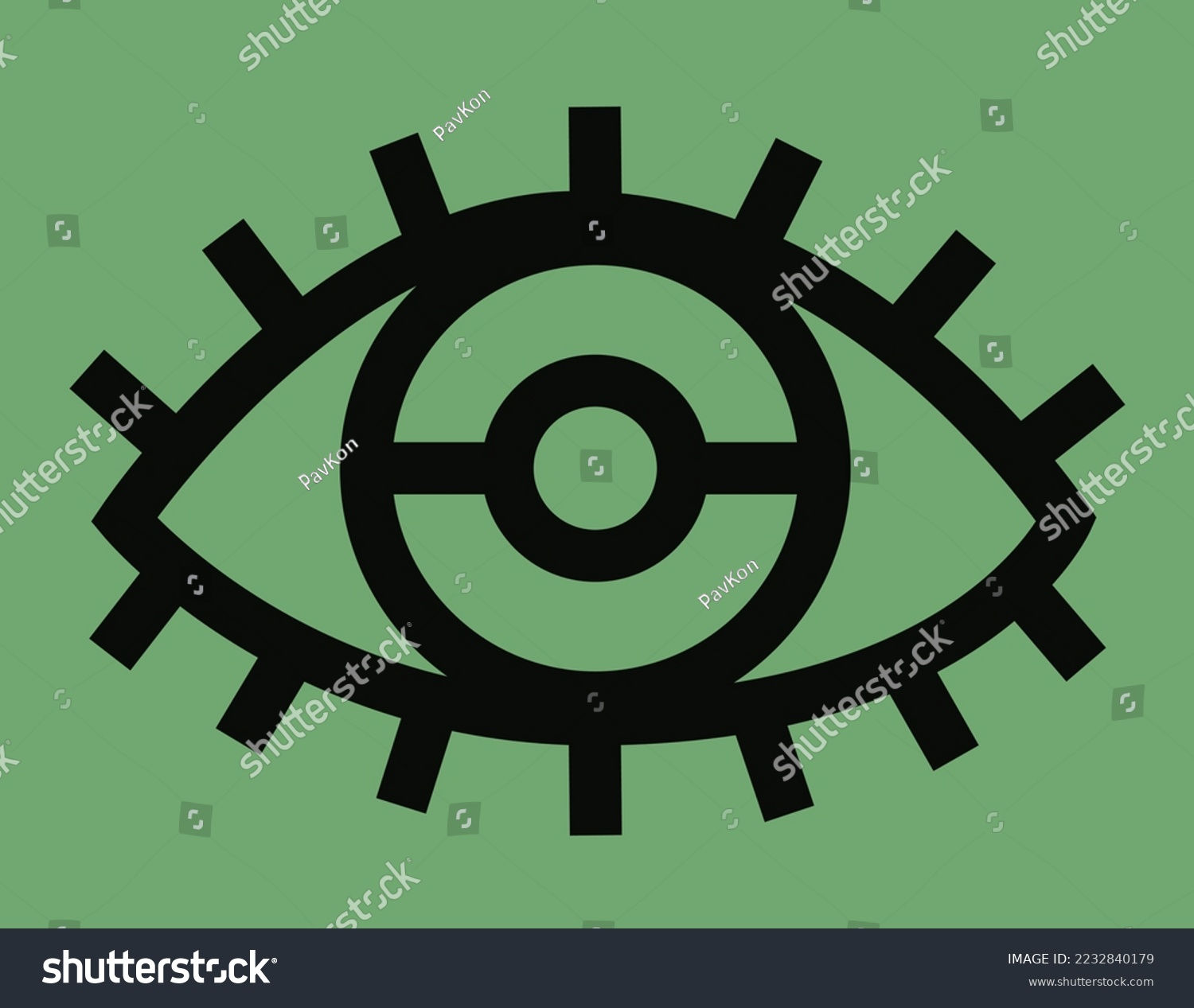Wallpaper #lGfS95IBSpphPi3-XIdN340 Green Eyes Outline Style Beautiful Design Stock Vector Royalty Free