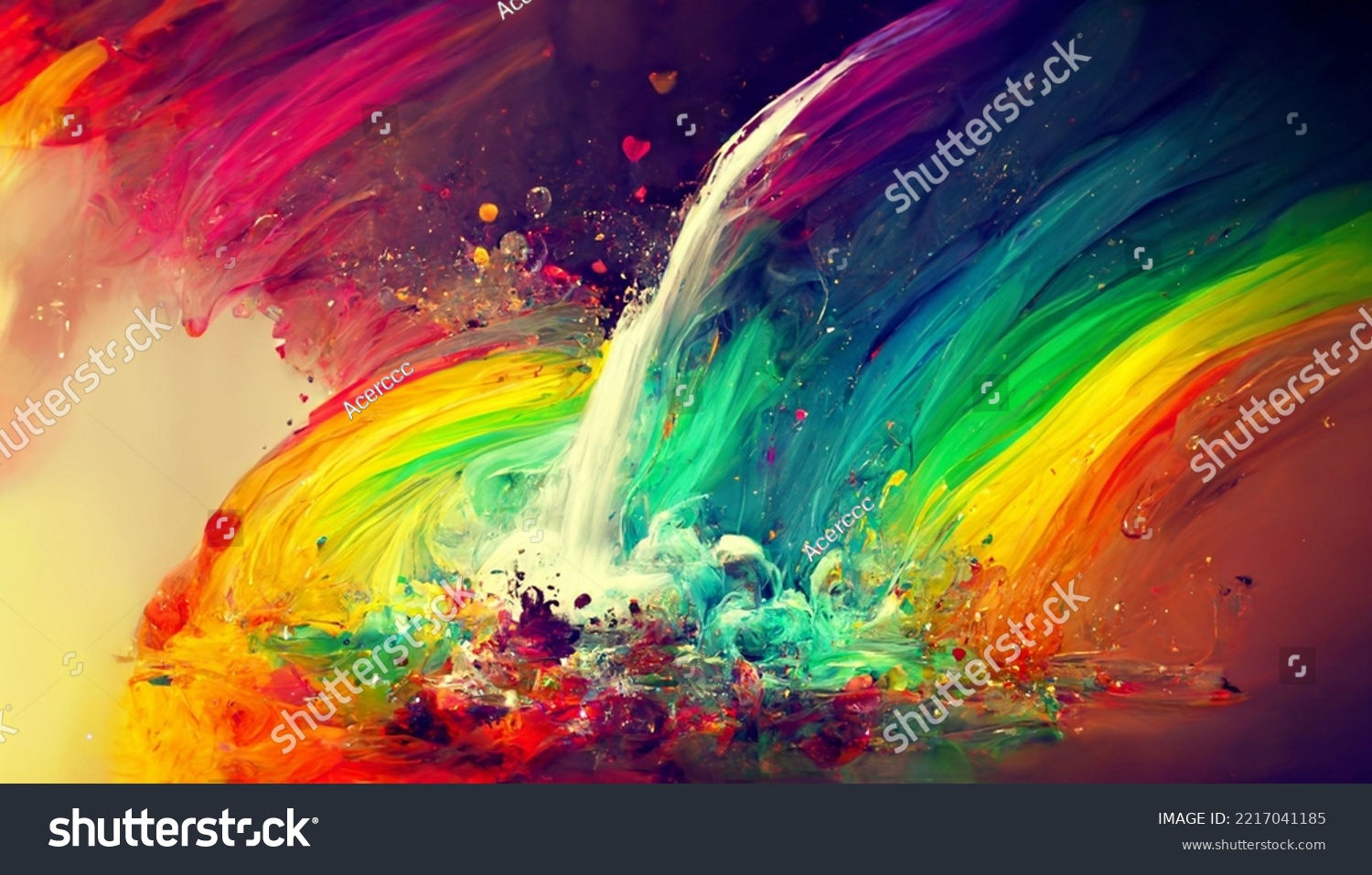 Wallpaper #fmcp65IBSpphPi3-I0r296 Rainbow Color Paint Splash Background Wallpaper Stock Illustration