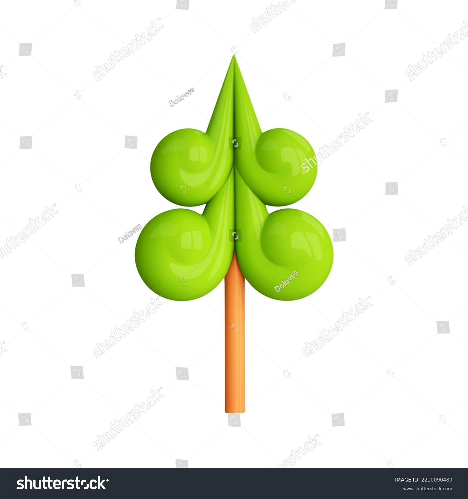Wallpaper #BGdQC5MBSpphPi3-qtkV236 3D Render Abstract Pine Tree Isolated Stock Vector Royalty Free