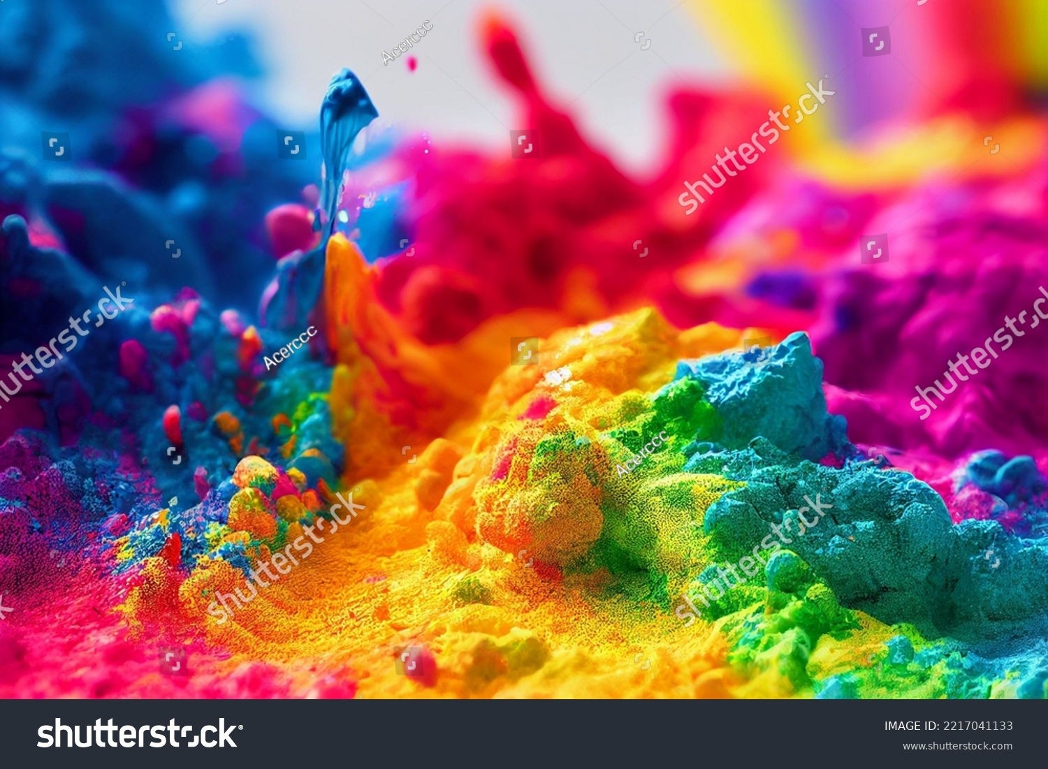 Wallpaper #fmcp65IBSpphPi3-I0r2169 Rainbow Color Paint Splash Background Wallpaper Stock Illustration