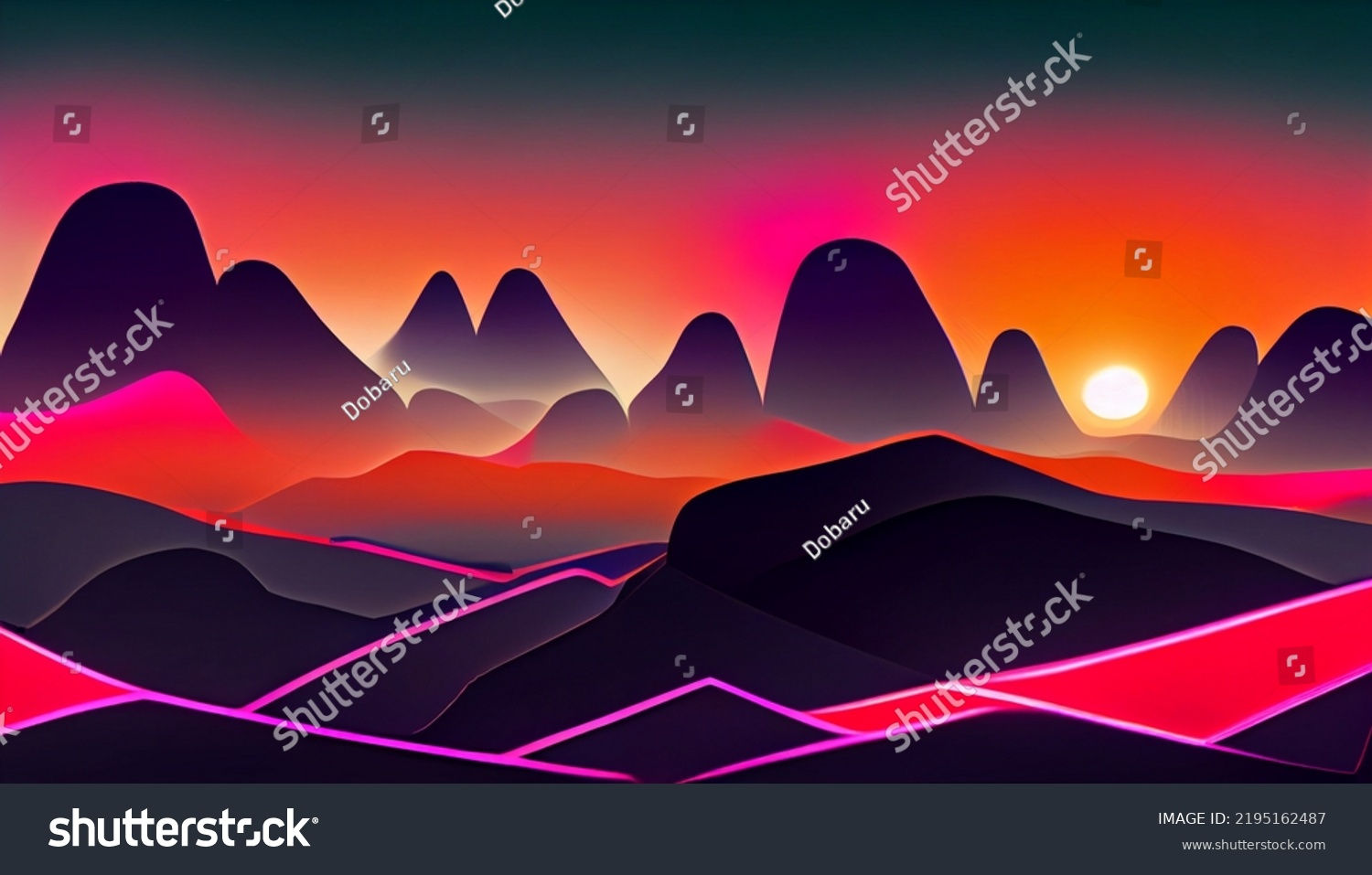 Wallpaper #ChqDT5MB1yWOL4qgHH_x138 Synthwave Retro Cyberpunk Style Background Neon Stock Illustration