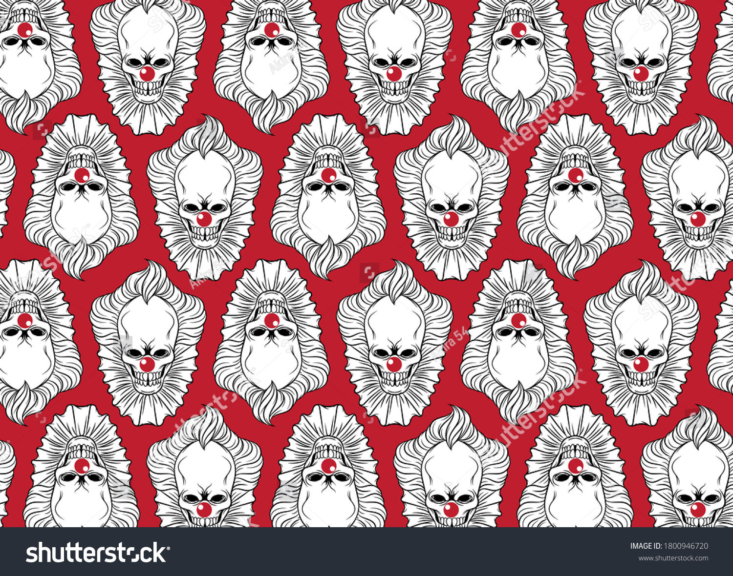 Wallpaper #dwO7YpMBpyOg8YnEENNL278 186 Red Black Joker Skull Images Stock Photos Vectors Shutterstock
