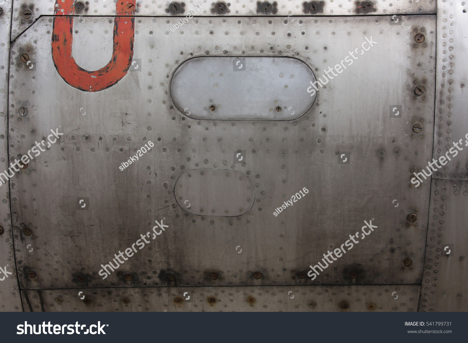 Wallpaper #8108e Fuselage Texture Sheet Metal on Aircraft Fuselage Backdrop Stock Photo