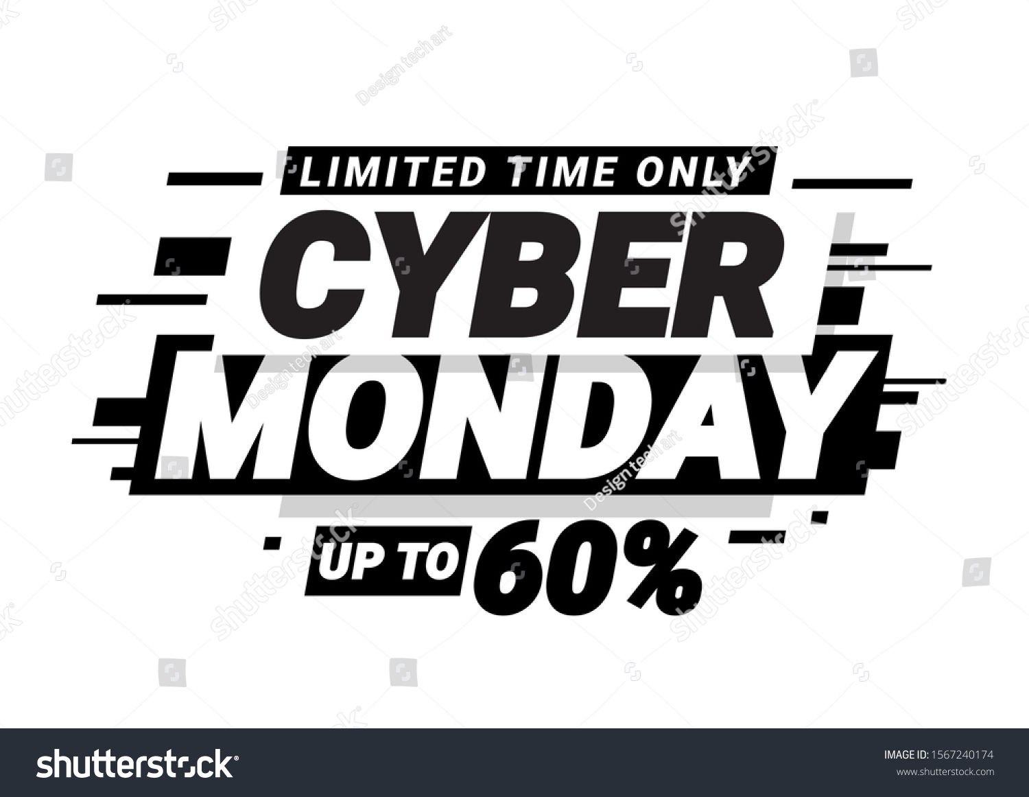 Wallpaper #mmg-HpMBSpphPi3-xiio12 Cyber Monday Promotion Banner Poster Template Stock Vector Royalty