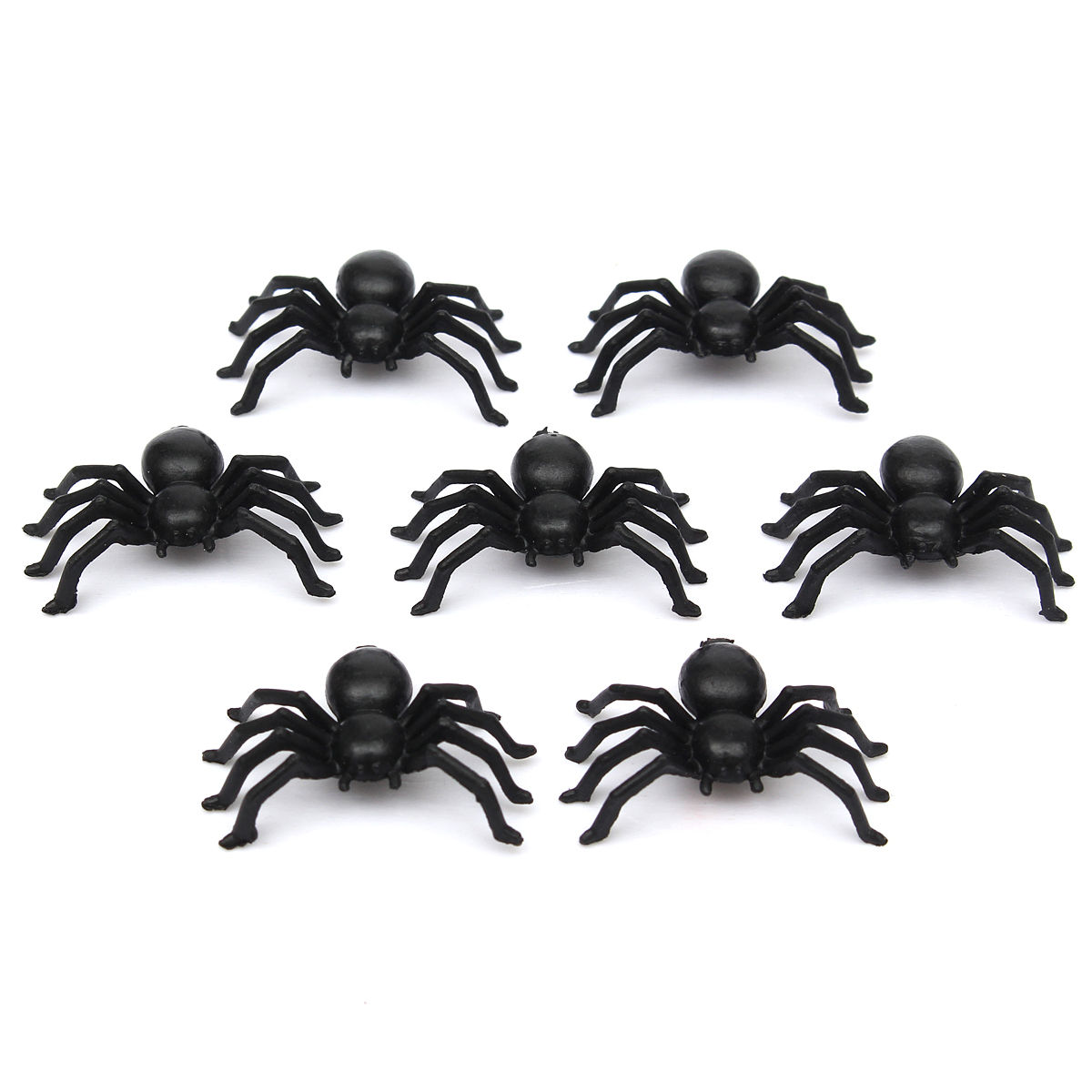 Wallpaper #1fQOOpMBKFX8bn3r-3cr126 50pcs Halloween Plastic Spiders Spider Funny Joking Toy Decoration