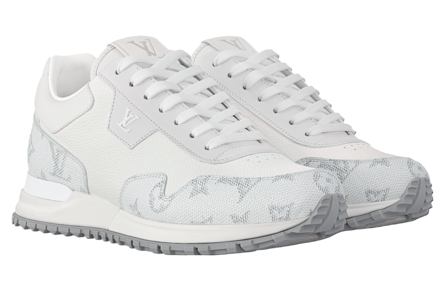 Wallpaper #UmfG5ZIBSpphPi3-tDHV310 Louis Vuitton Run Away White Grey Monogram Leather Oct 2024